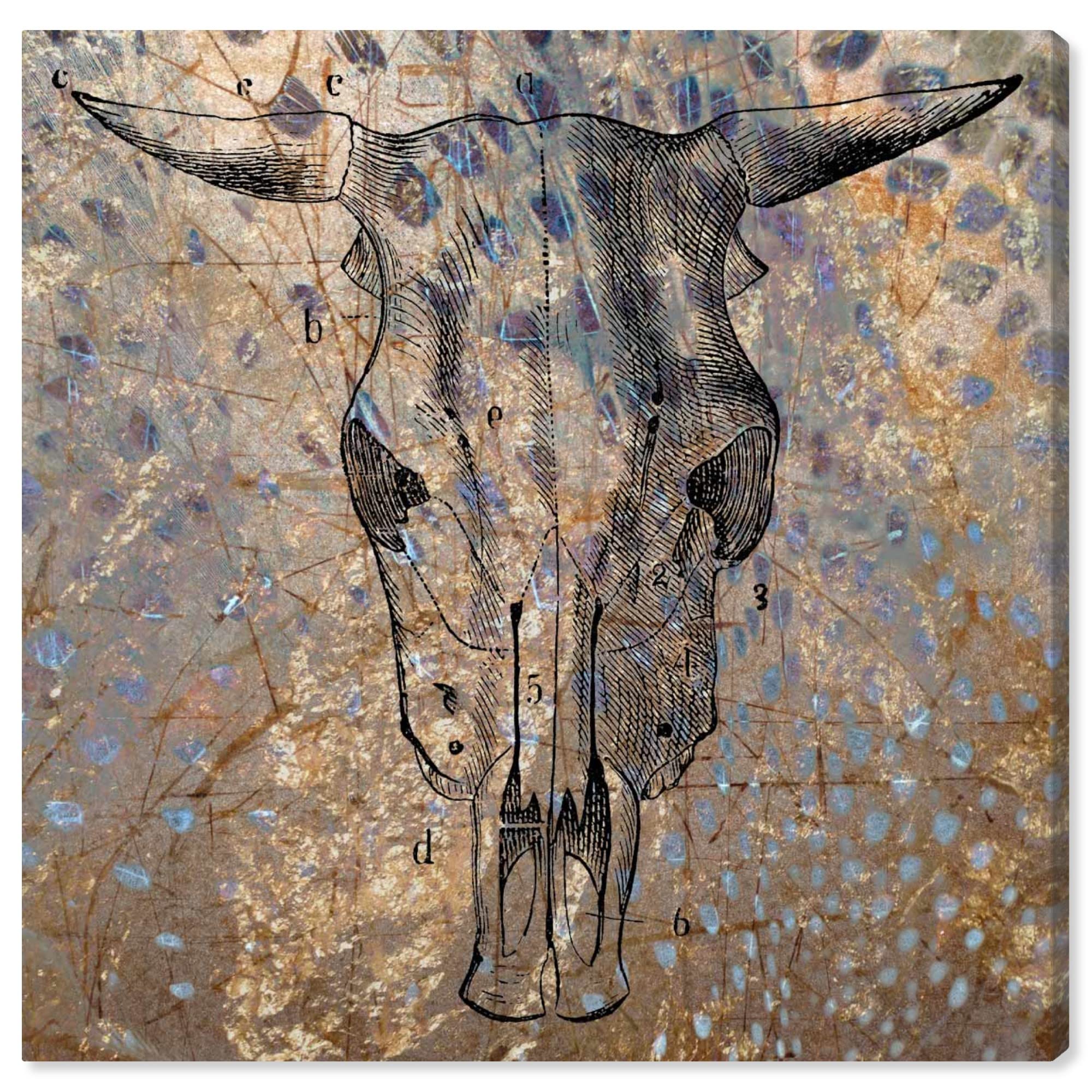 Ox Brass Animal Wall Art Canvas Print - 16x16 Inch Modern Home Decor for Living Room, Bedroom & Office | The Oliver Gal Artist Co.