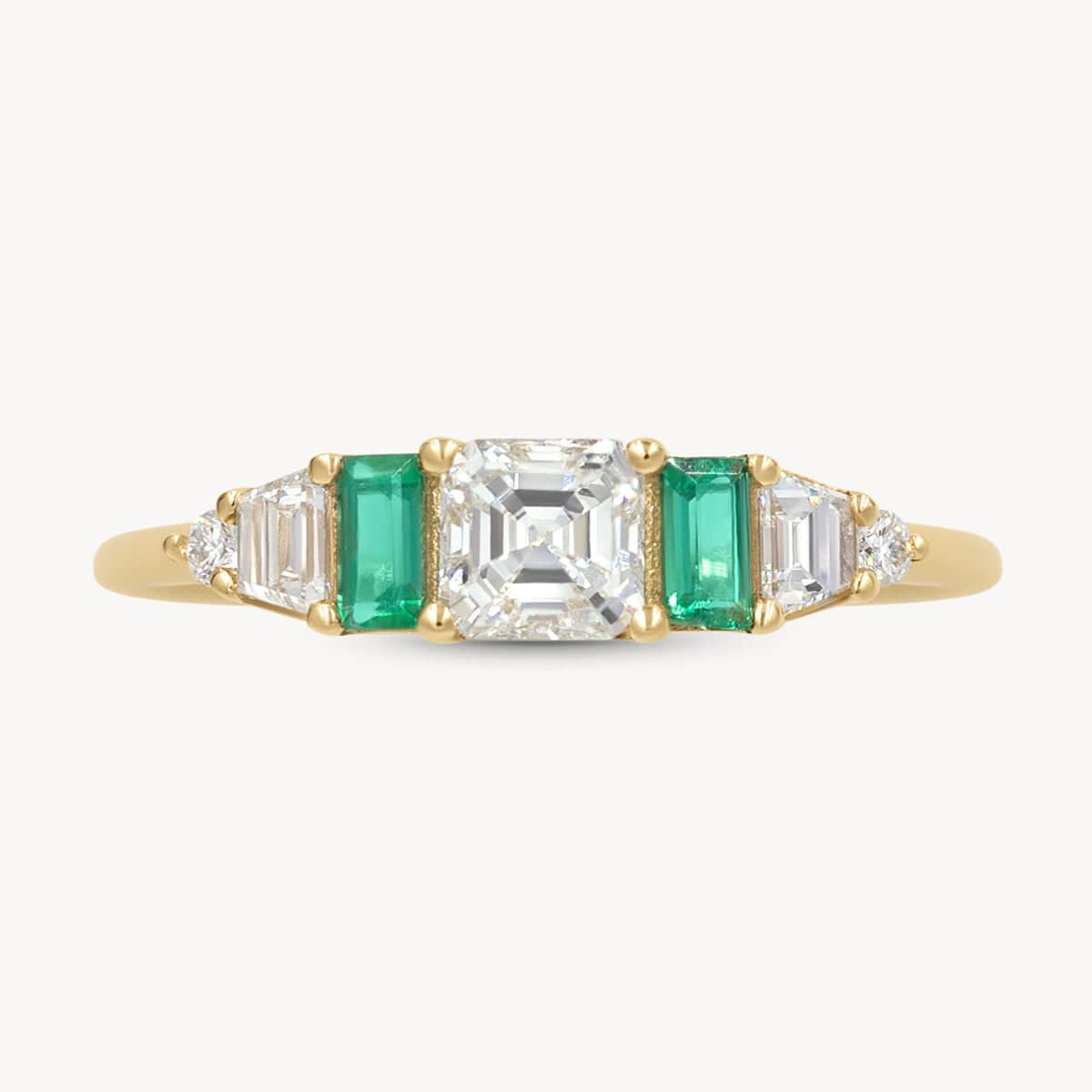 Emerald Green Ring for Women - Elegant Sterling Silver Gemstone Jewelry - Perfect for Weddings, Parties & Special Occasions