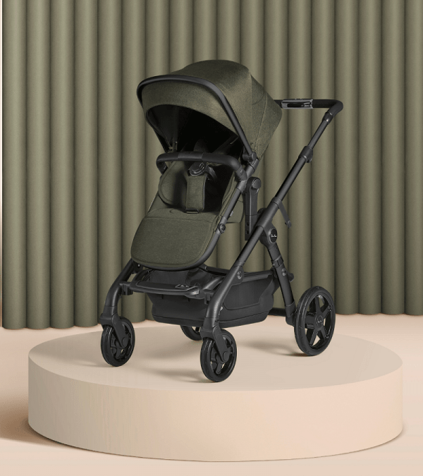 Silver Cross Wave 2022 Luxury Double Stroller for Twins - Lightweight Compact Foldable Design Perfect for Travel, Shopping & Daily Use
