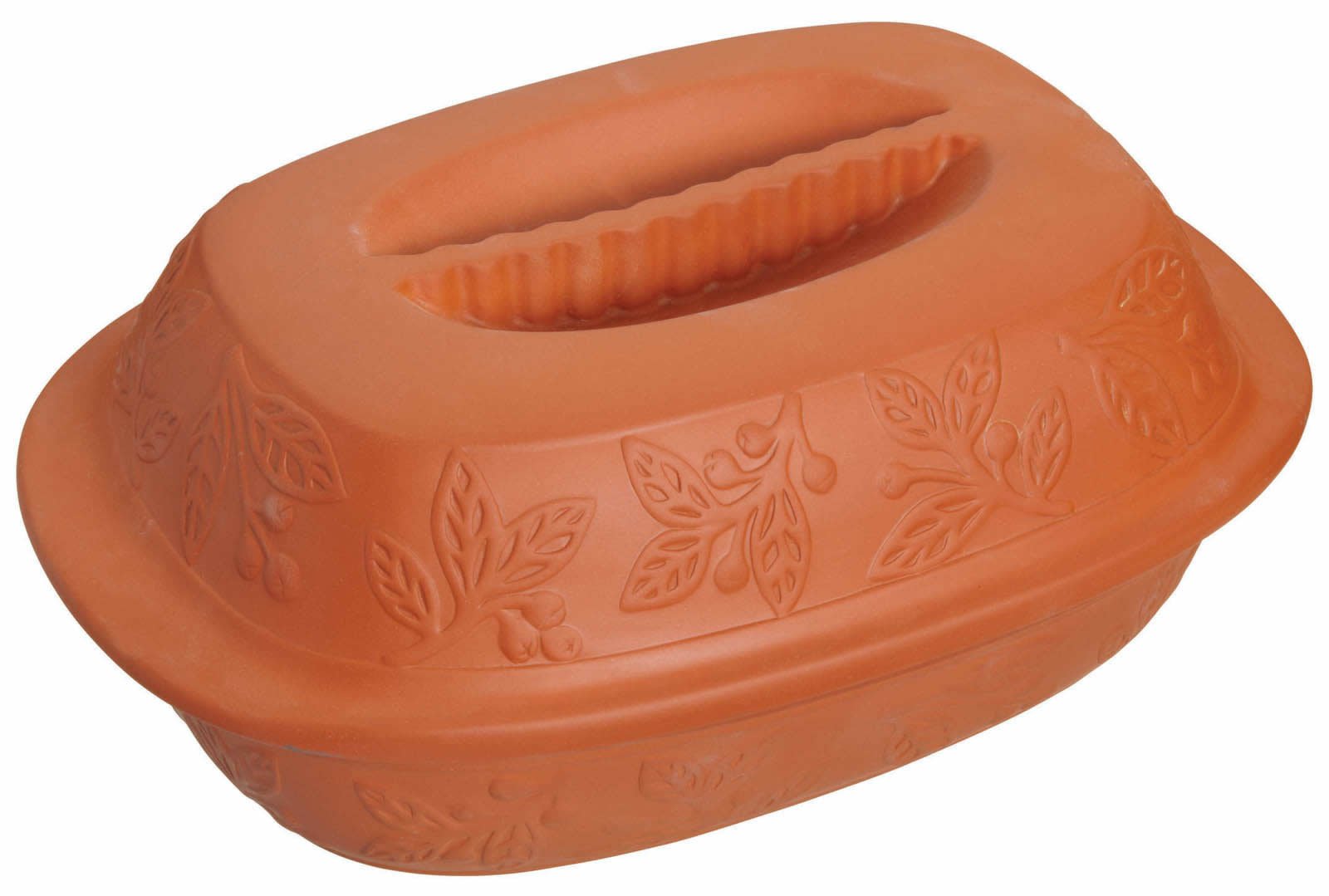 Handmade Terracotta Casserole Dish - Traditional Clay Baking Pot for Oven & Stovetop - Perfect for Lasagna, Stews & Family Dinners