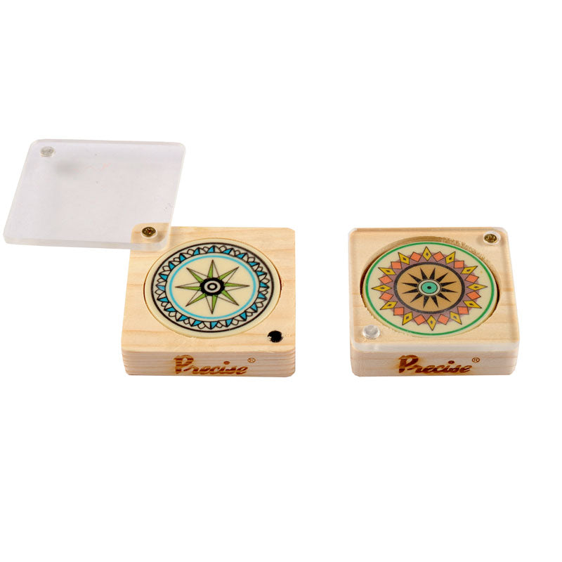 Premium Wooden Magnetic Lock Box Carrom Striker - Elegant & Precise Game Accessory for Carrom Board, Pool, and Family Game Nights