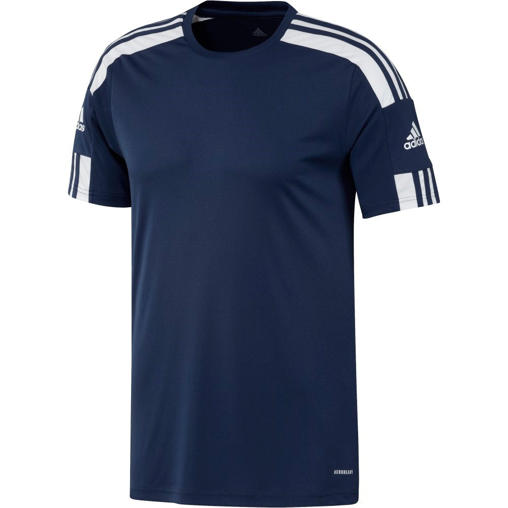 Adidas Adult Squadra 21 Soccer Jersey - Navy/White - Breathable Performance Shirt for Men - Perfect for Training, Matches & Fan Wear