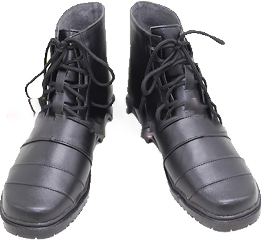 Captain America Steve Rogers Cosplay Boots - Premium Superhero Costume Shoes for Halloween, Comic Con & Cosplay Events