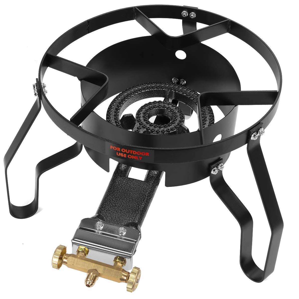 Barton 52 Quart High-Pressure Turkey Deep Fryer with Propane Burner - 80,000 BTU Multi-Purpose Outdoor Cooking Pot for Boiling, Roasting, Clam Bakes, Seafood, Crawfish & Cajun Meals - Perfect for Backyard BBQs, Camping & Large Gatherings