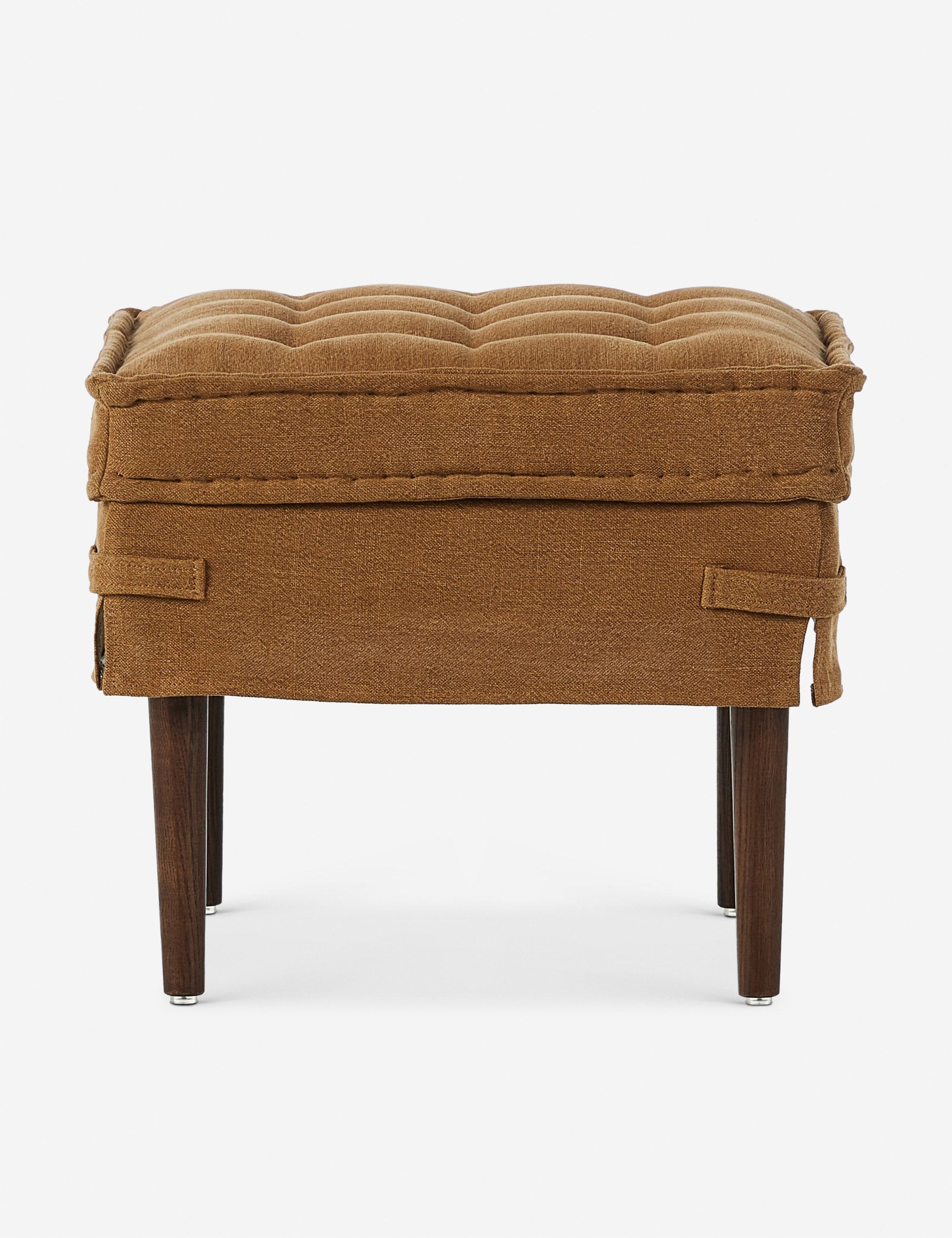 Cole Square Ottoman by Amber Lewis x Four Hands - Modern Storage Footrest for Living Room, Bedroom & Office - Perfect for Extra Seating & Stylish Home Decor