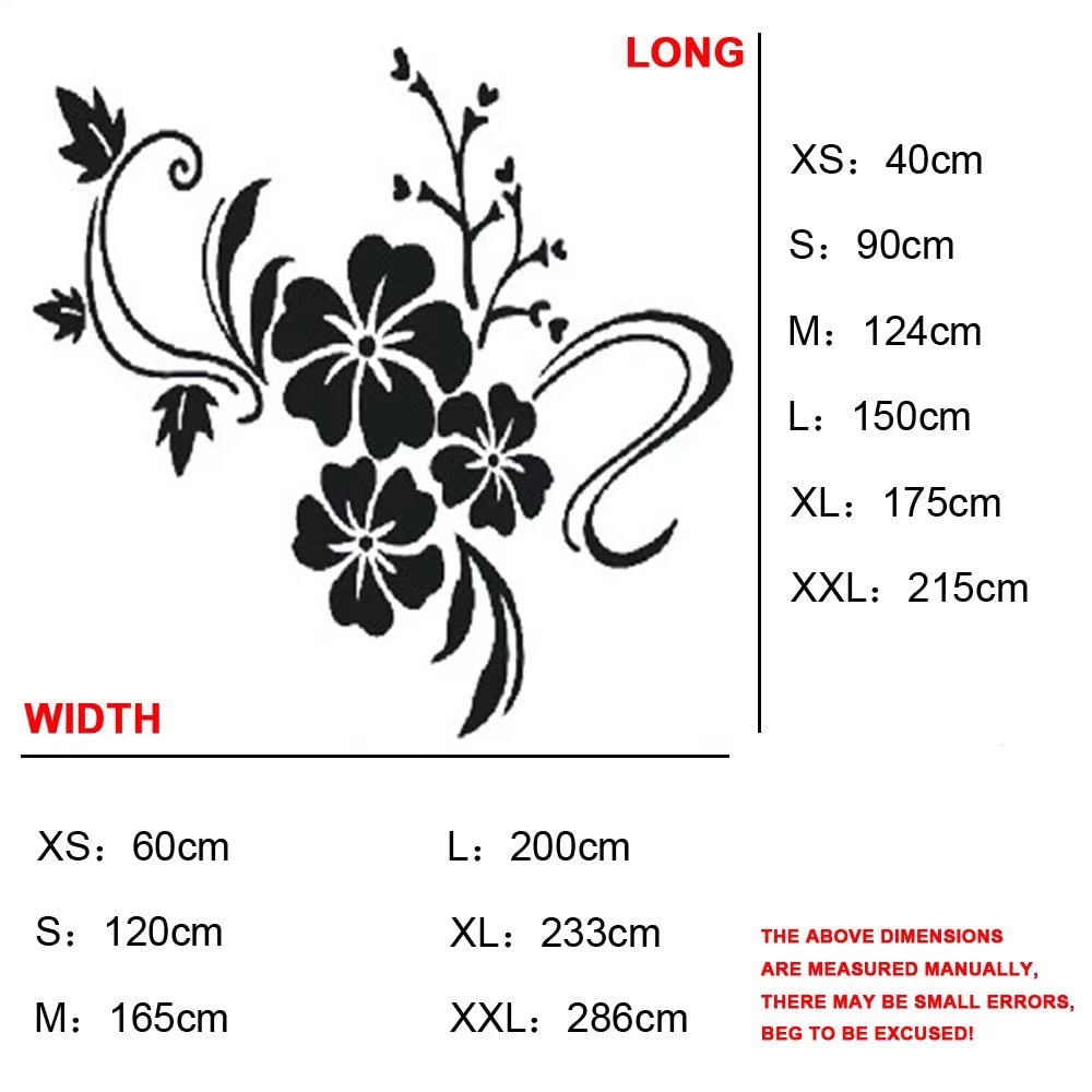 3D Flower Wall Stickers - Silvery XS (40cm x 60cm) Home Decals for Living Room, Bedroom, Office & Sofa Wall Decor | Peel & Stick Removable Wall Art for Modern Interior Design