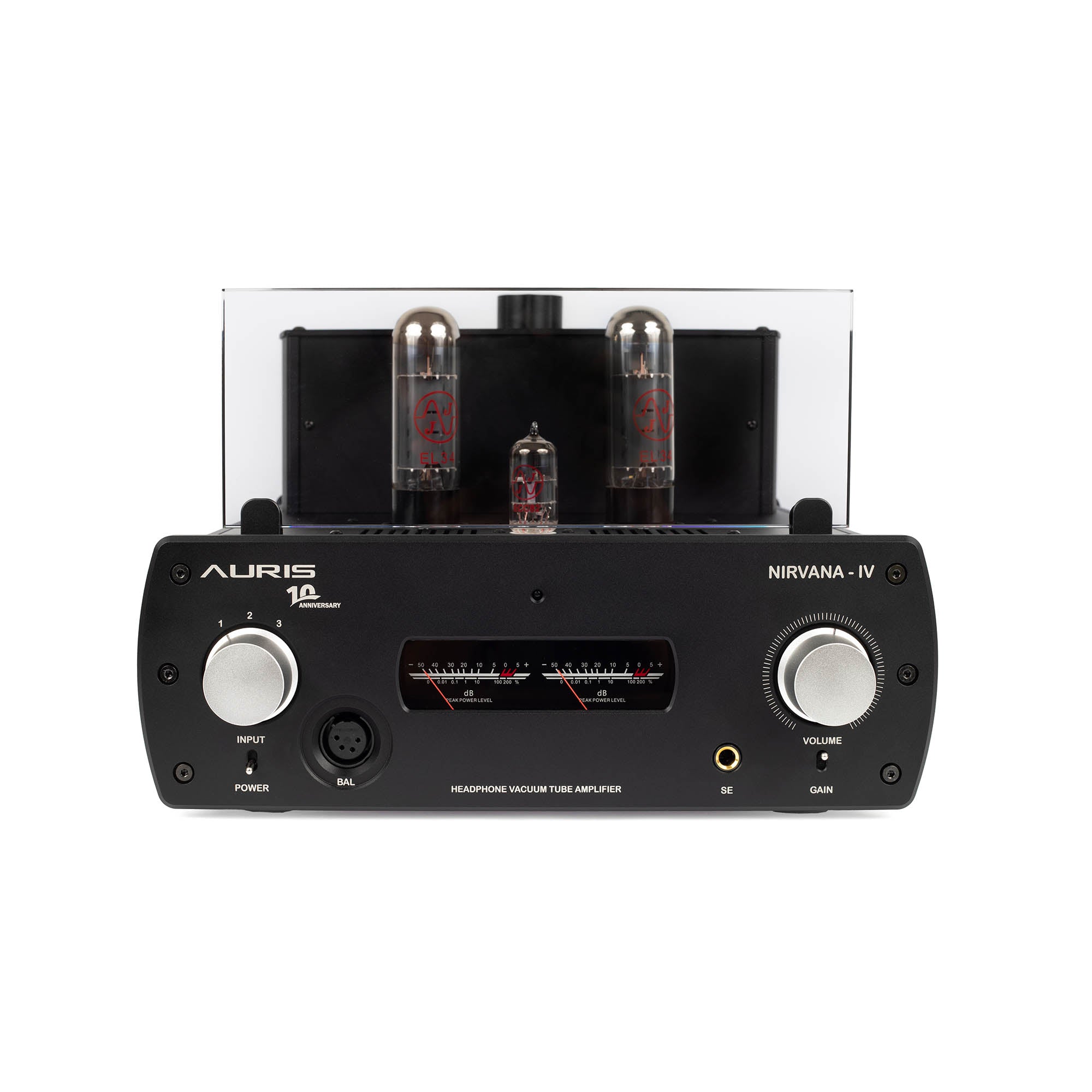 Auris Audio Nirvana IV Tube Headphone Amplifier - Premium Vacuum Tube Headphone Amp for Audiophiles | Perfect for Home Listening & Studio Use