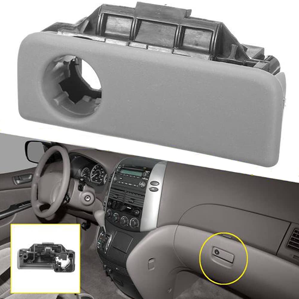 MACHSWON Glove Box Lock - Premium Glove Compartment Latch Handle in Stone Gray | Secure Storage for Cars, Trucks & SUVs