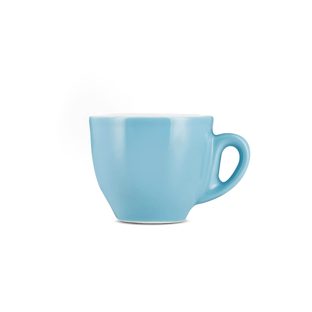 Premium Porcelain Espresso Cup & Saucer Set - 2oz/70ml Capacity, Elegant Blue Design - Perfect for Home Coffee Bars, Cafés & Italian-Style Espresso Enjoyment