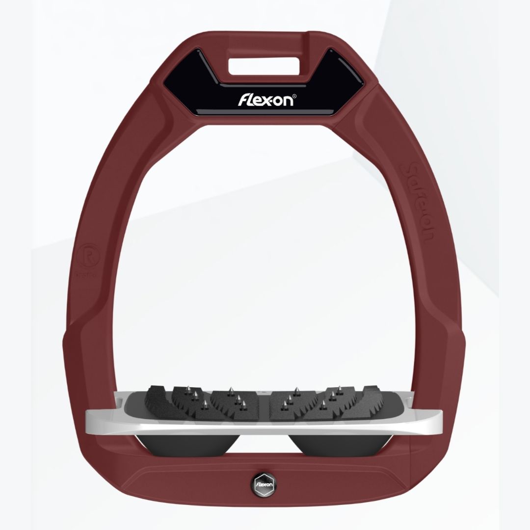 Customizable Flex on SafeOn Safety Stirrups - Adjustable & Secure Horse Riding Stirrups for Equestrians - Perfect for Trail Riding, Dressage & Jumping