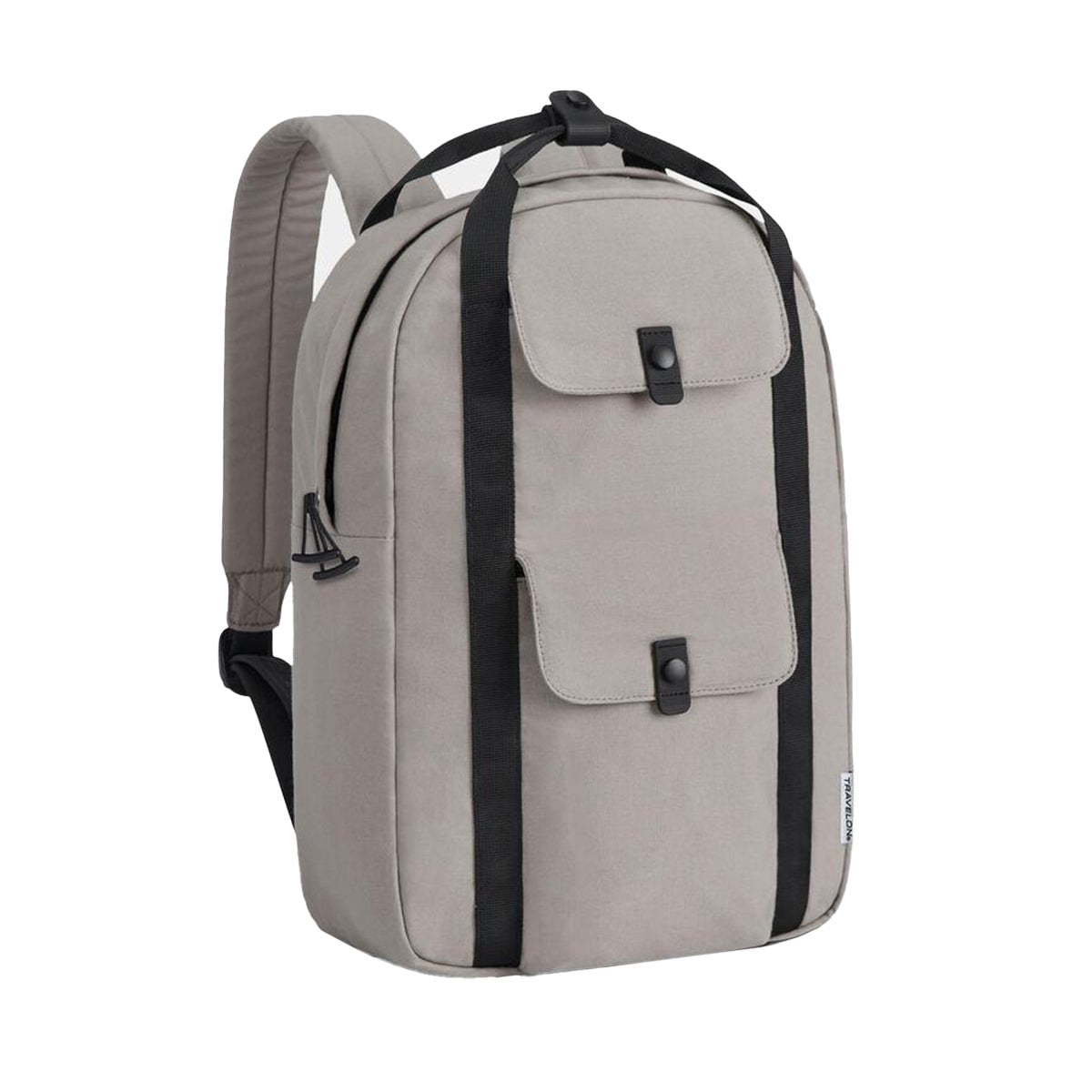 Travelon Origin Sustainable Anti-Theft Backpack - Lightweight & Water-Resistant Daypack for Travel, Commuting & Outdoor Adventures | Antimicrobial & Eco-Friendly Design