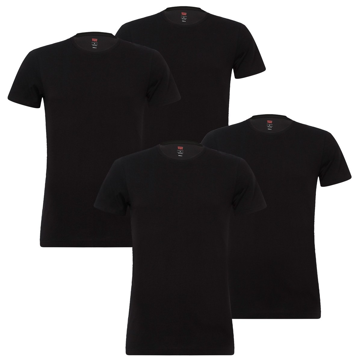 Levi's Men's 2-Pack Cotton Crew Neck T-Shirts - Casual Basic Tees for Everyday Wear, Gym & Layering