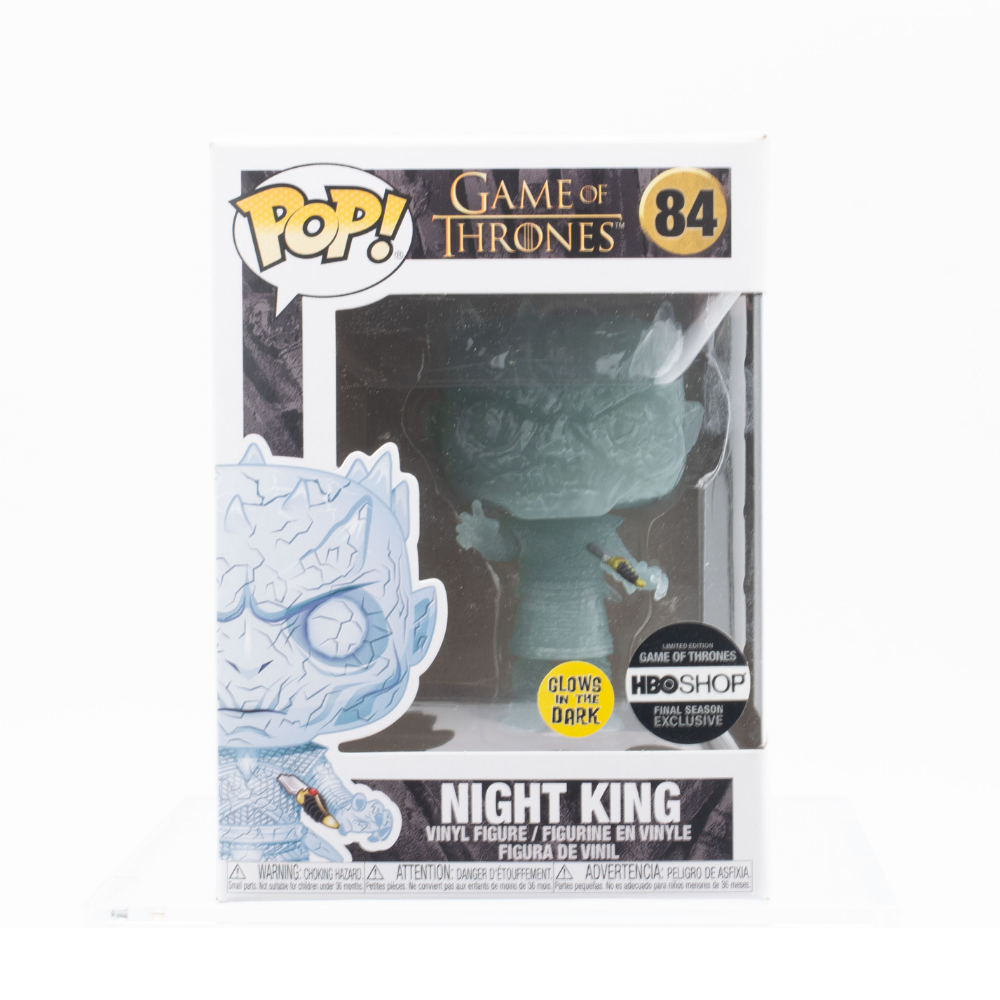 Funko Pop! Night King (Crystal Glow in The Dark) Game of Thrones Collectible Figure - HBO Exclusive for GOT Fans & Home Decor Display