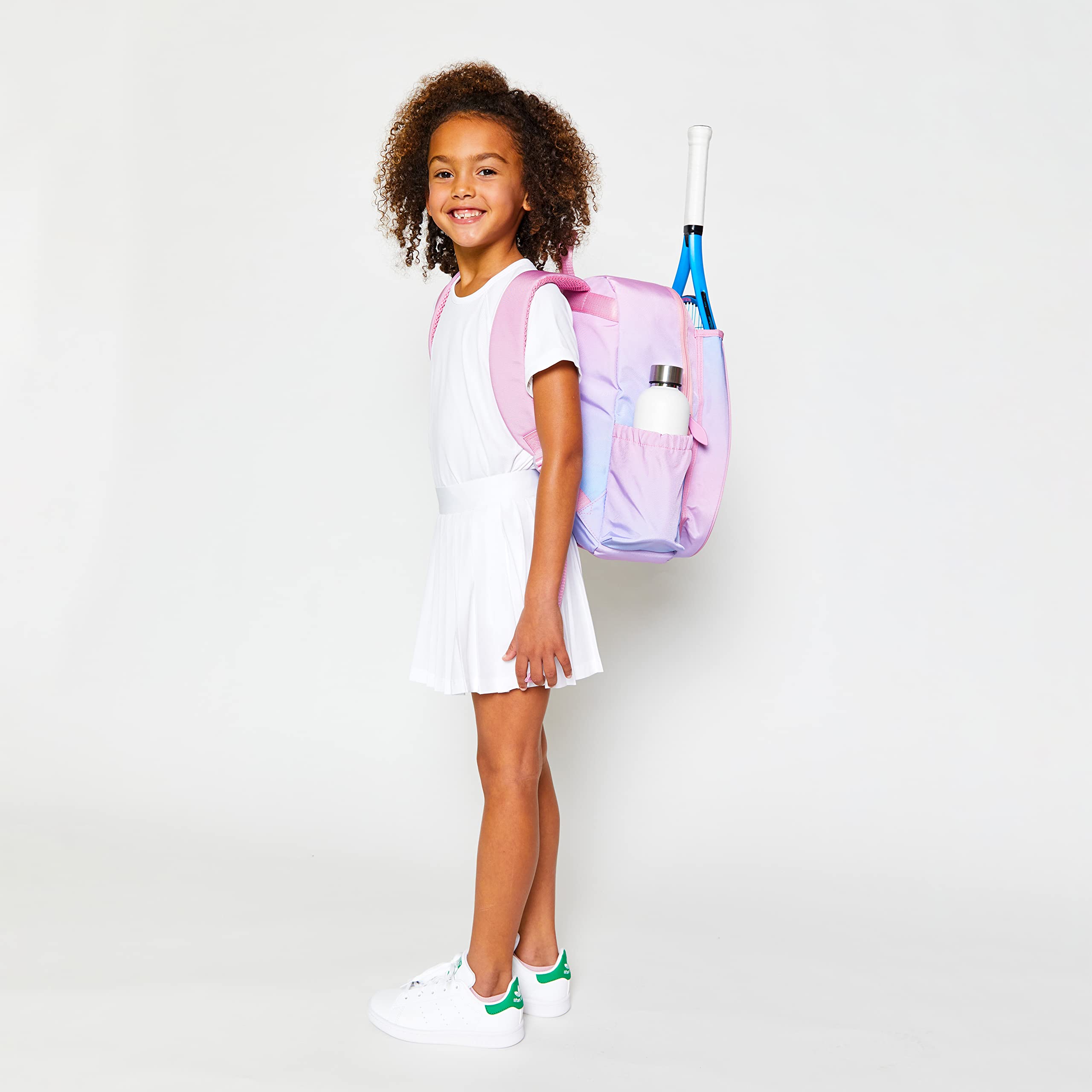 Ame & Lulu Kids Big Love Tennis Backpack - Cute Durable School Backpack for Girls & Boys - Perfect for Tennis, School, Sports & Travel