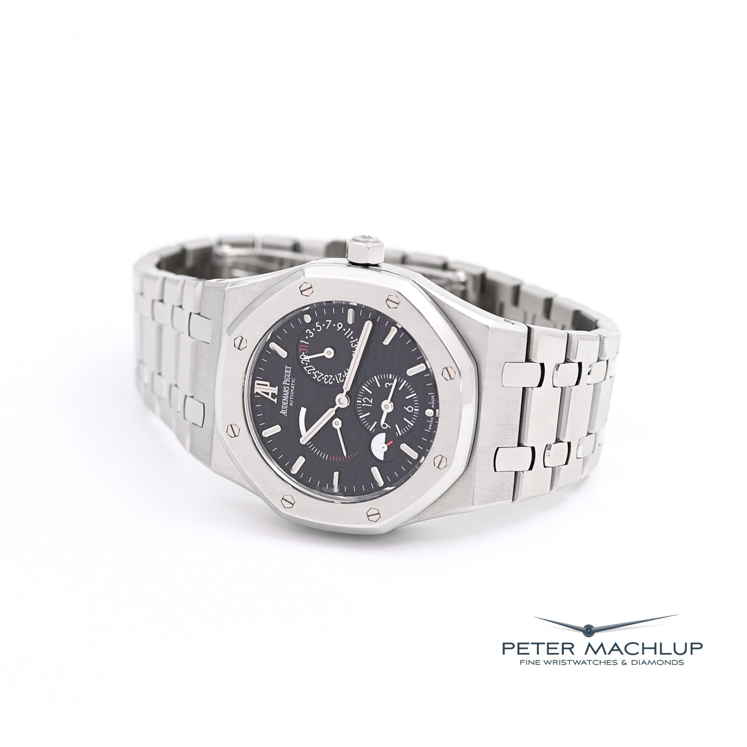 Audemars Piguet Royal Oak Offshore Automatic Dual Time Power Reserve Men's Luxury Watch - Perfect for Business Travel & Formal Occasions