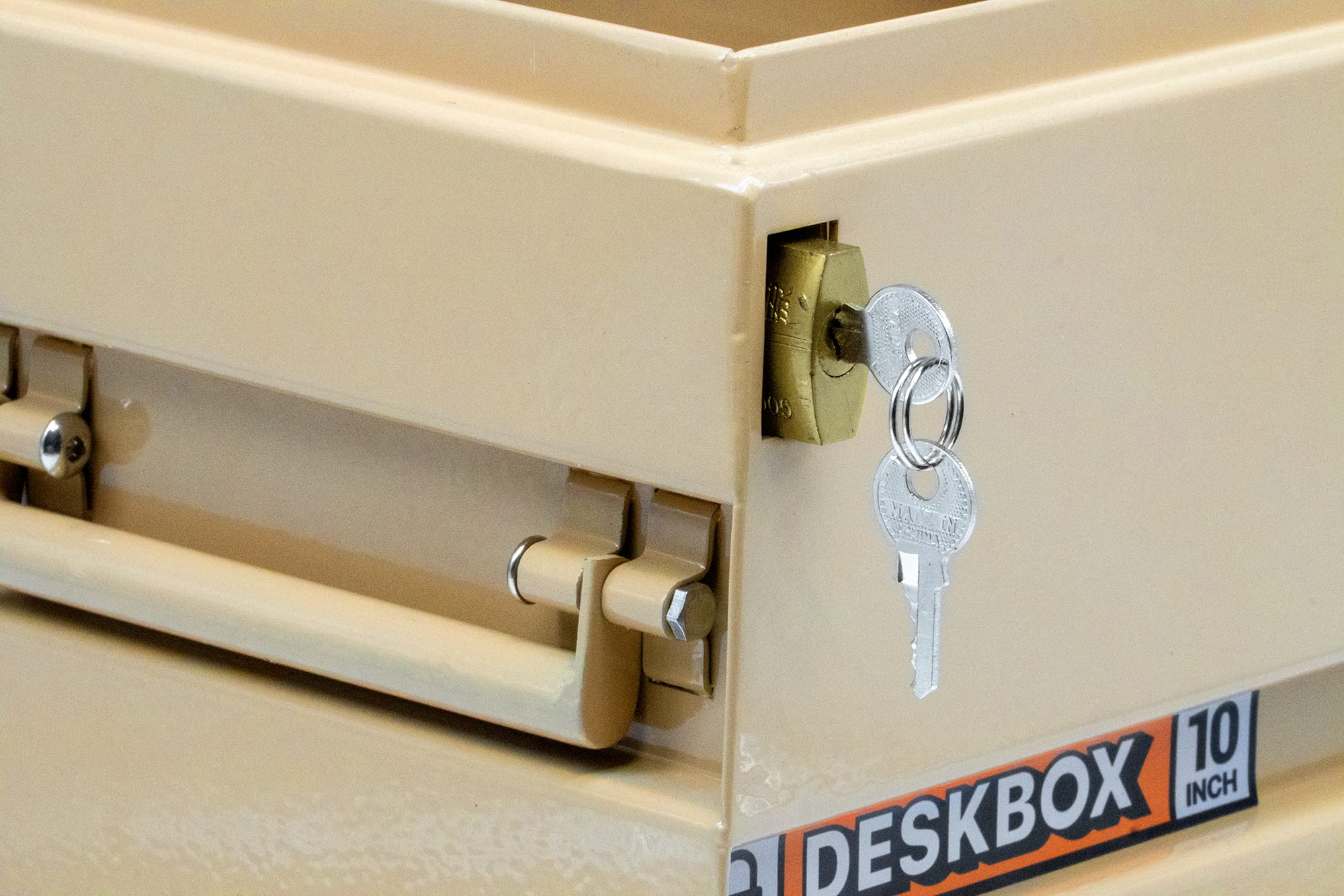 Dumpsty Mini Tan Desk Organizer - Portable Job-Site Storage Box for Office, Workshop & Craft Supplies | Compact Desktop Organizer for Tools, Stationery & Small Items