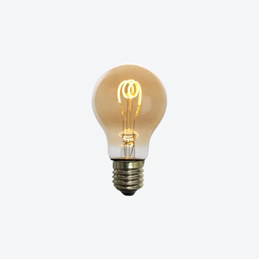 A60 E27 5W 2200K LED Vintage Edison Bulb - Warm White Dimmable Filament Light Bulb for Home Decor, Cafe, Restaurant & Retro Lighting