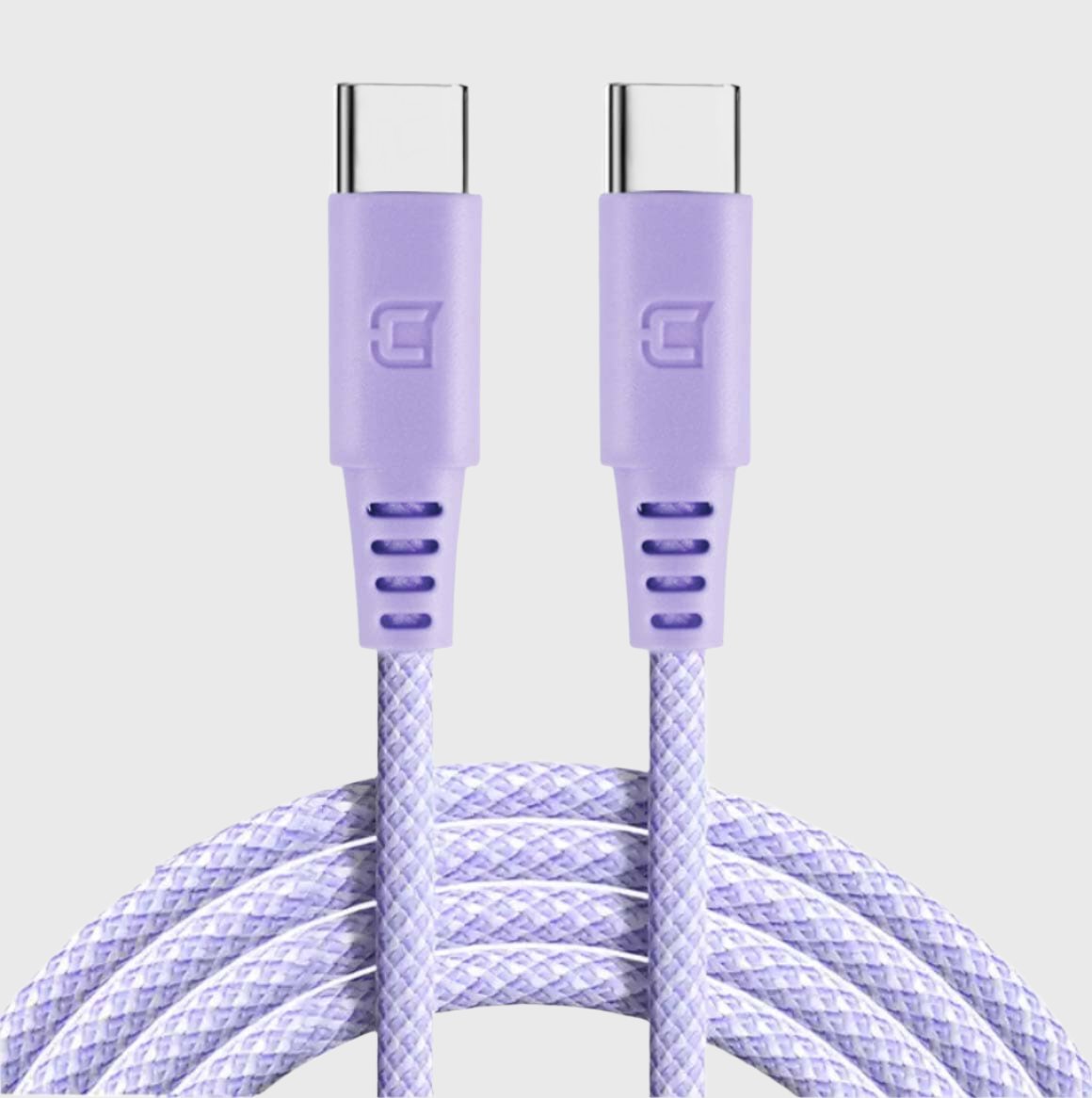 100W USB C to USB C Fast Charging Cable 6.6ft (2M) - Cobalt Violet | PD Compatible for MacBook Pro, iPhone 15, Galaxy S23 | High-Speed Data Sync & Fast Charging for Laptops, Tablets & Phones