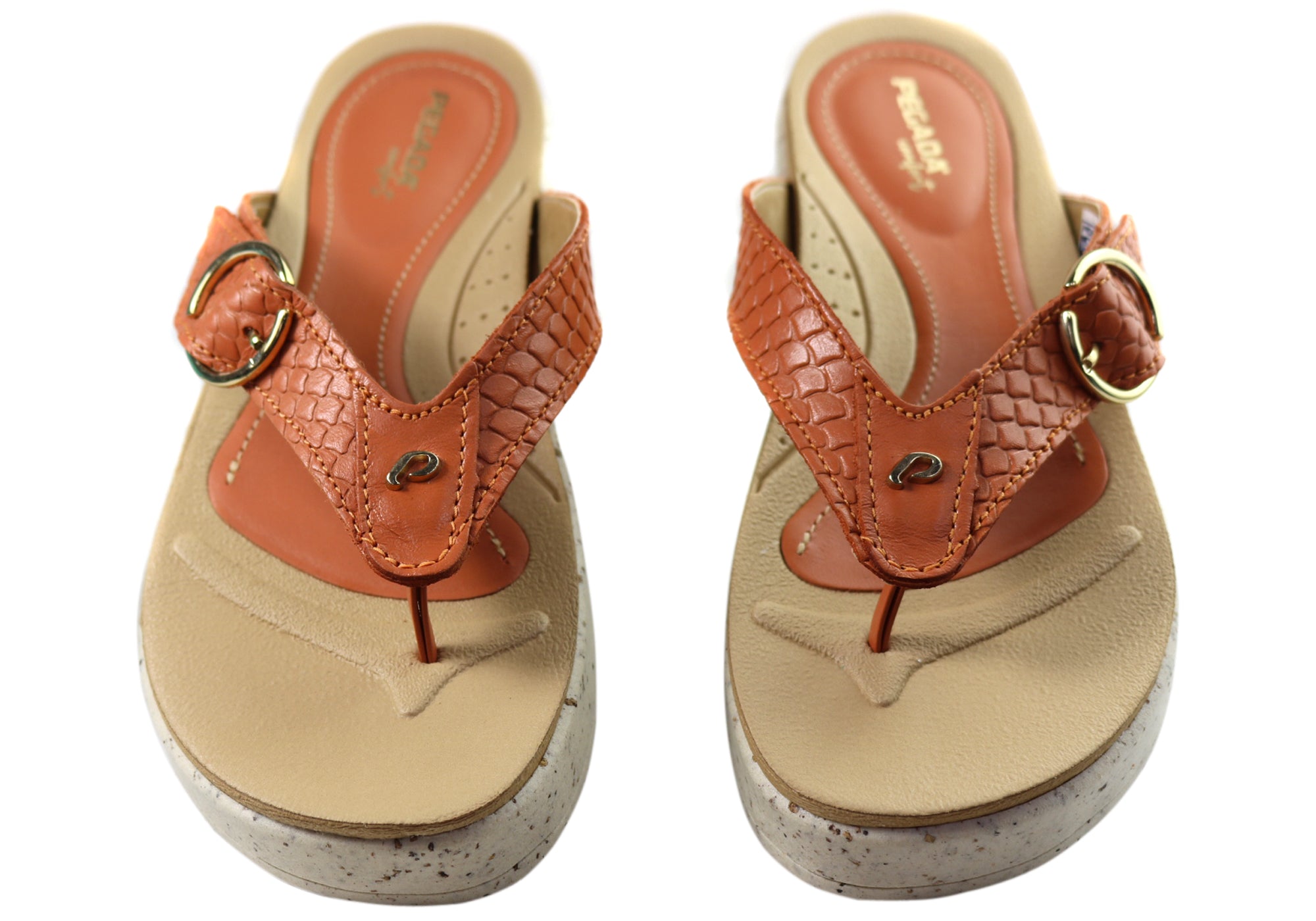 Pegada Explora Women's Comfort Leather Thong Sandals - Made in Brazil - Perfect for Beach, Vacation & Summer Outfits