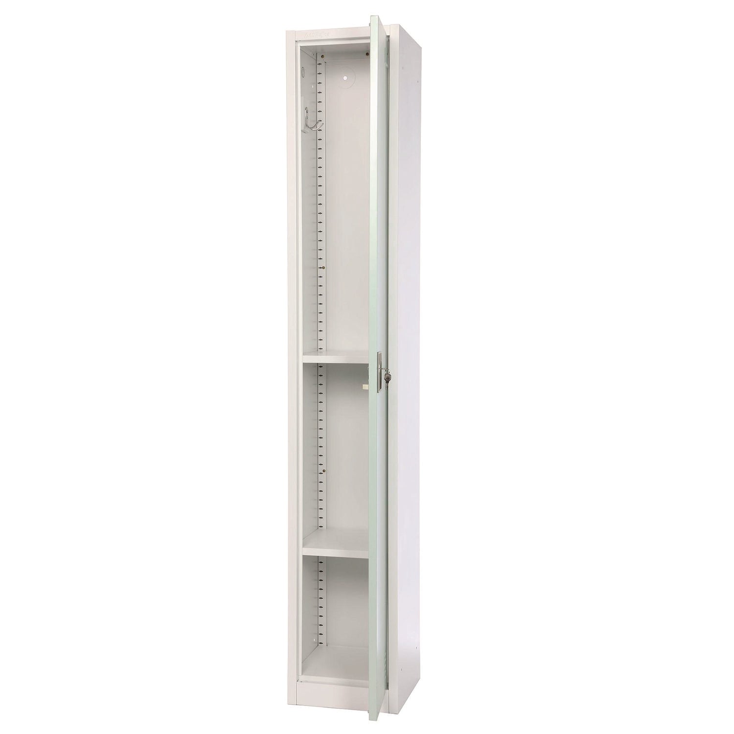 Steel Storage Locker with 1 Compartment - 12x12x72 Inches, Misty Green - Perfect for Office, School, Gym & Home Organization