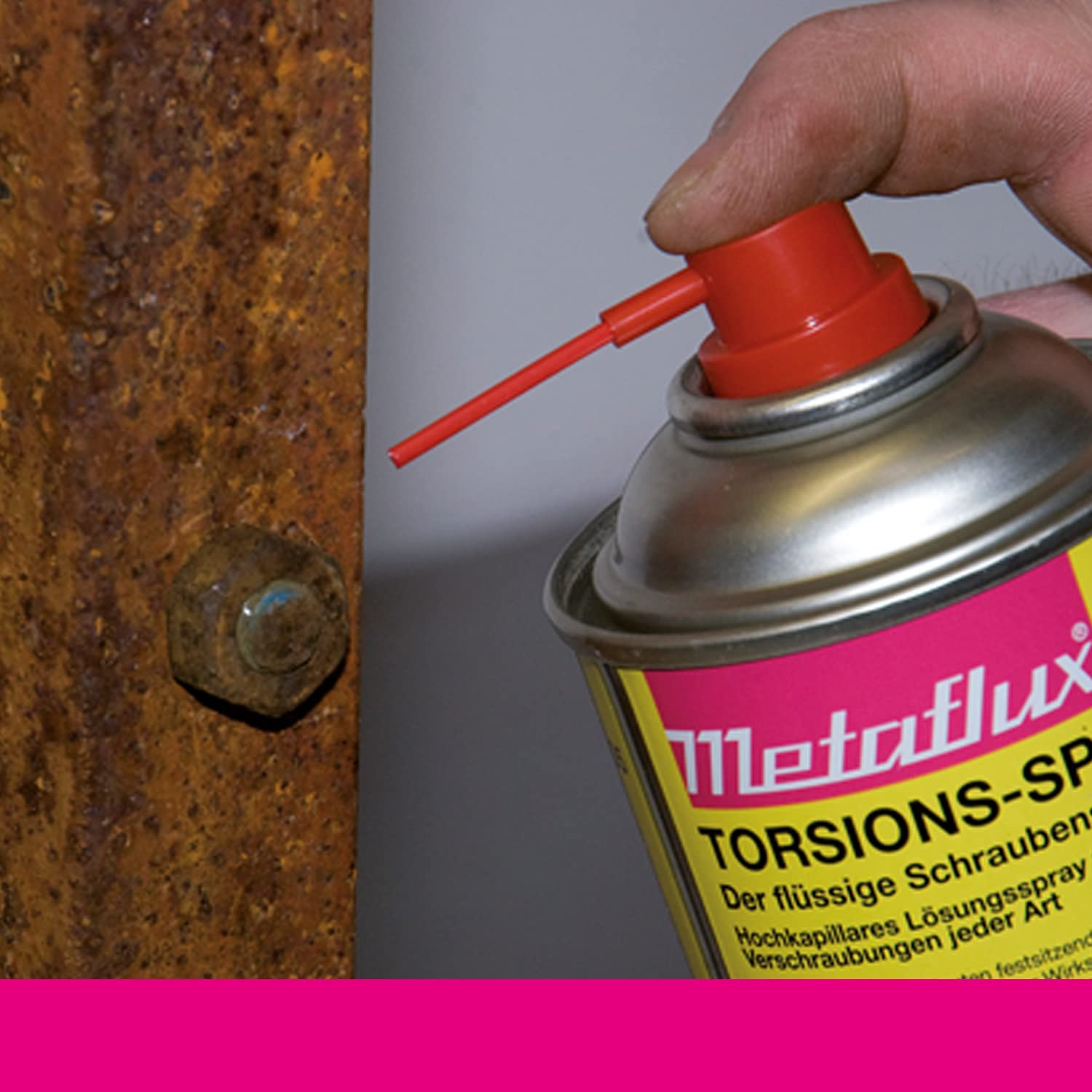Metaflux 70-05 Torsion Spray Rust Remover – Industrial Grade Penetrating Oil for Rusted Bolts, Nuts, and Screws – Multipurpose Lubricant Spray (400 ml) for Automotive, Machinery, and Home Maintenance