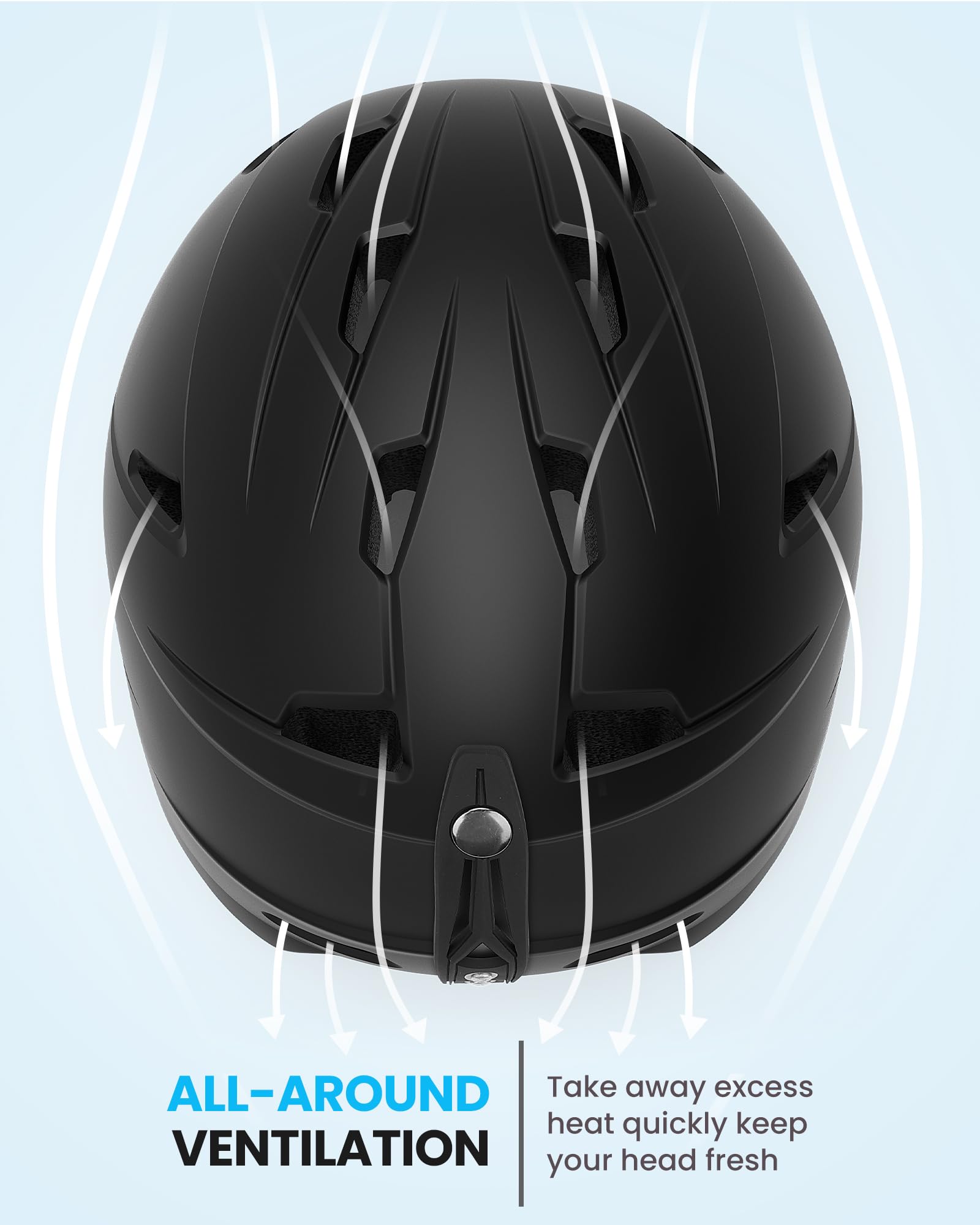 OutdoorMaster Anoa Kids Ski Helmet and Goggles Set - Certified Snowboard Helmet with Adjustable Fit & Shock-Absorbing EPS Core - Durable PC Shell Ski Goggles for Boys, Girls & Youth - Perfect for Snowboarding, Skiing & Winter Sports Safety Gear
