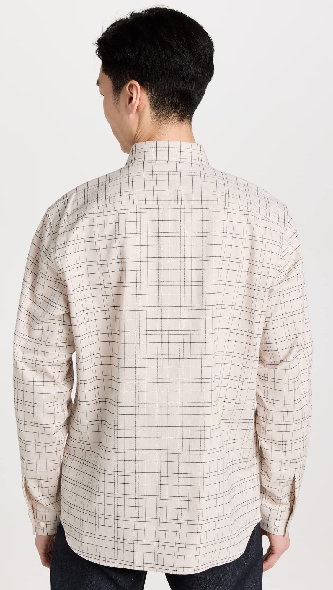 Theory Men's Irving Grid Shirt - Slim Fit Casual Button Down Shirt for Business & Weekend Wear | Premium Cotton Dress Shirt for Office, Date Night & Special Occasions