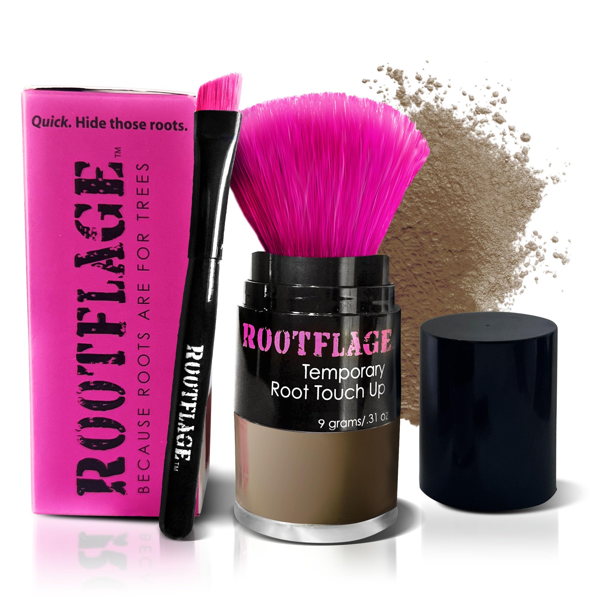 Root Touch Up Powder Smoky Blonde - Instant Temporary Hair Root Concealer for Gray Coverage & Root Coverage | Perfect for Touch-Ups Between Salon Visits, Covering Gray Roots, and Enhancing Hairline for Natural Look