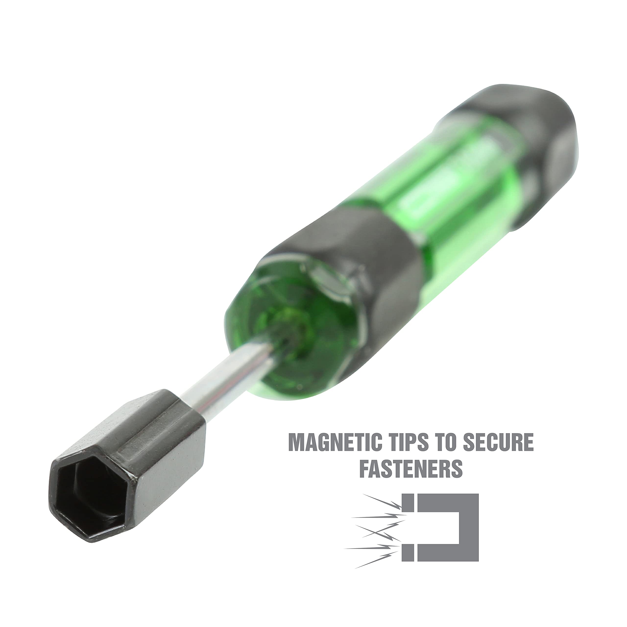 OEMTOOLS 22562 7-Piece Precision Nut Driver Set - Green & Black Metric Nut Drivers (3-6mm) for Jewelry, Electronics & Small Appliance Repair | Perfect for DIY Projects & Professional Technicians
