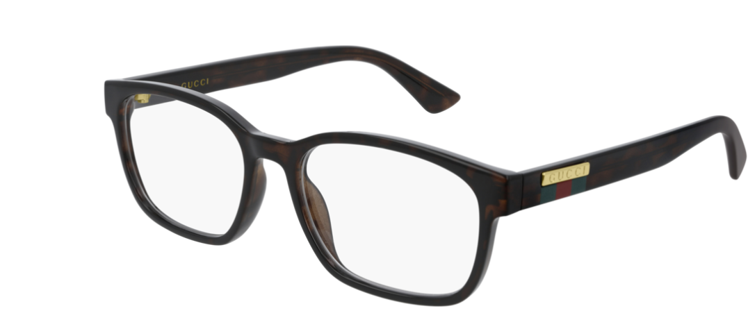 Gucci GG 0749O 005 Havana Rectangle Unisex Eyeglasses - Stylish Prescription Glasses for Men & Women - Perfect for Work, Reading & Fashion Accessories