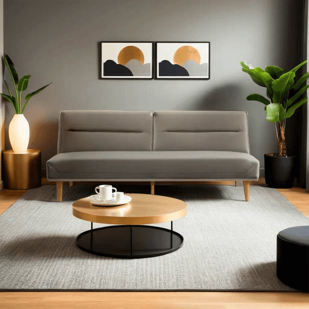 Ebenezer Brown Sofa Bed - Convertible & Pet Friendly for Small Spaces | Perfect for Apartments, Guest Rooms & Pet Owners