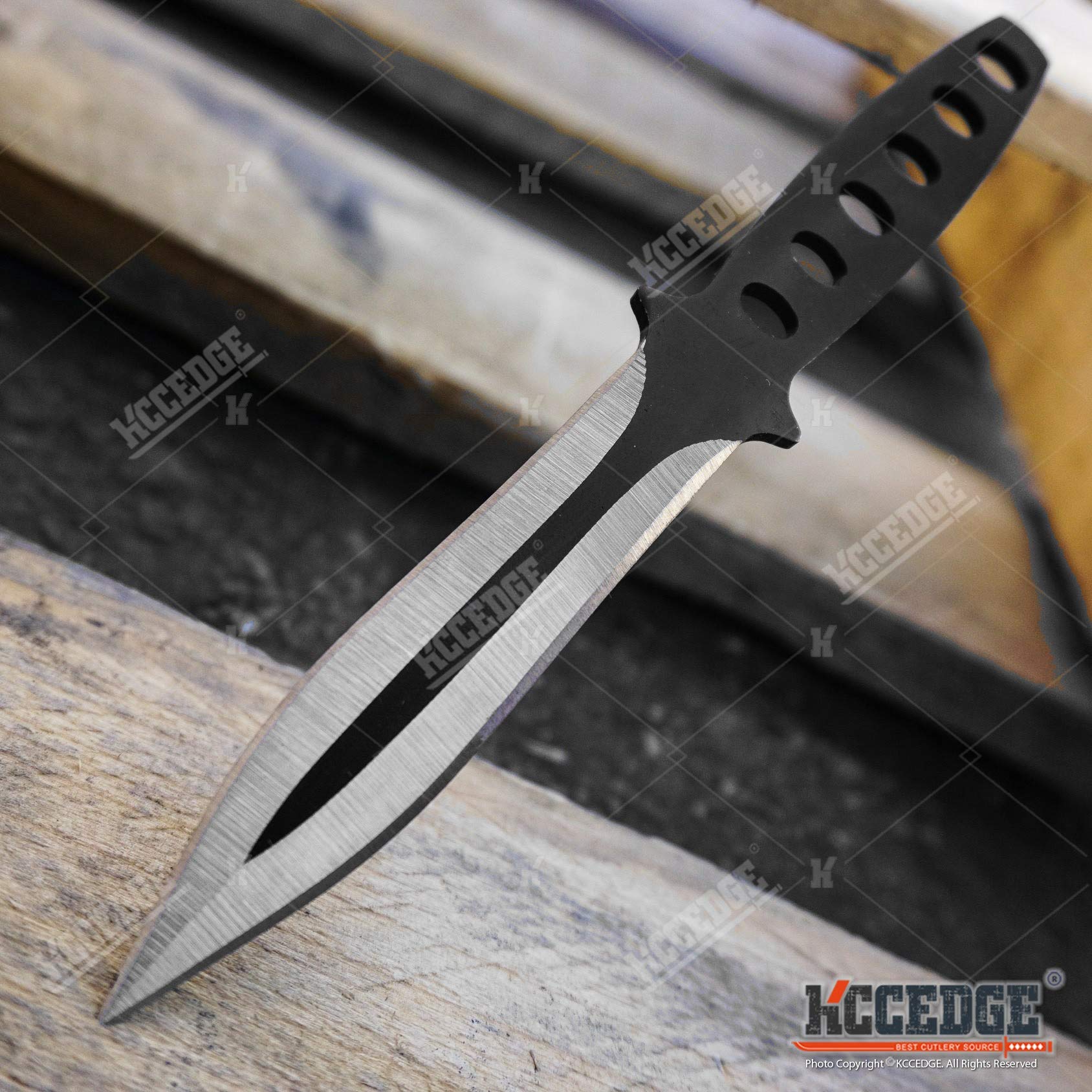12-Piece Tactical Throwing Knives Set - Razor Sharp Fixed Blade Survival & Hunting Knives for Outdoor Camping, Bushcraft, and Emergency Preparedness Gear