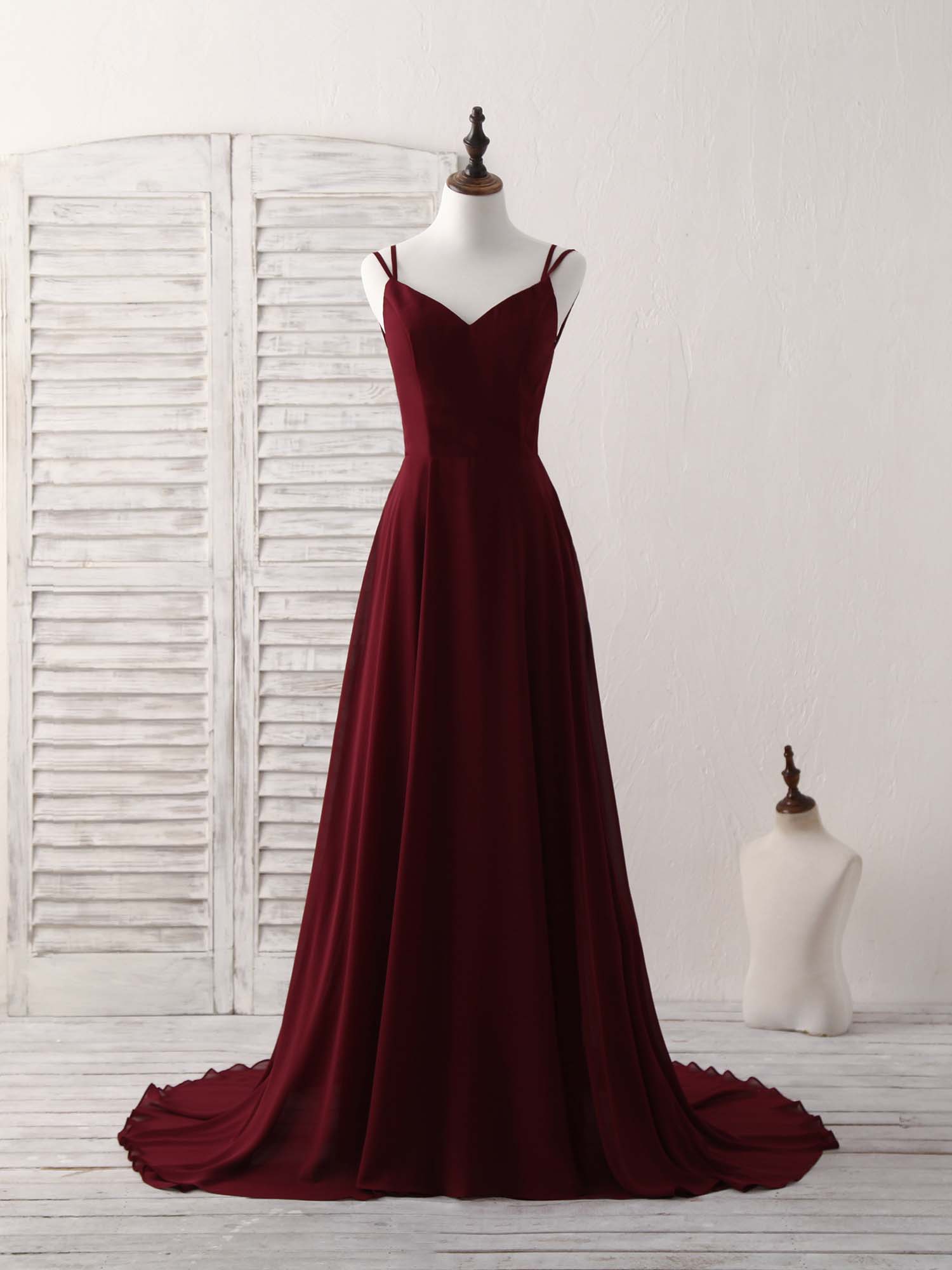 Elegant Blue Chiffon Long Prom Dress with Backless Design - Perfect for Evening Gowns, Formal Dances & Special Occasions