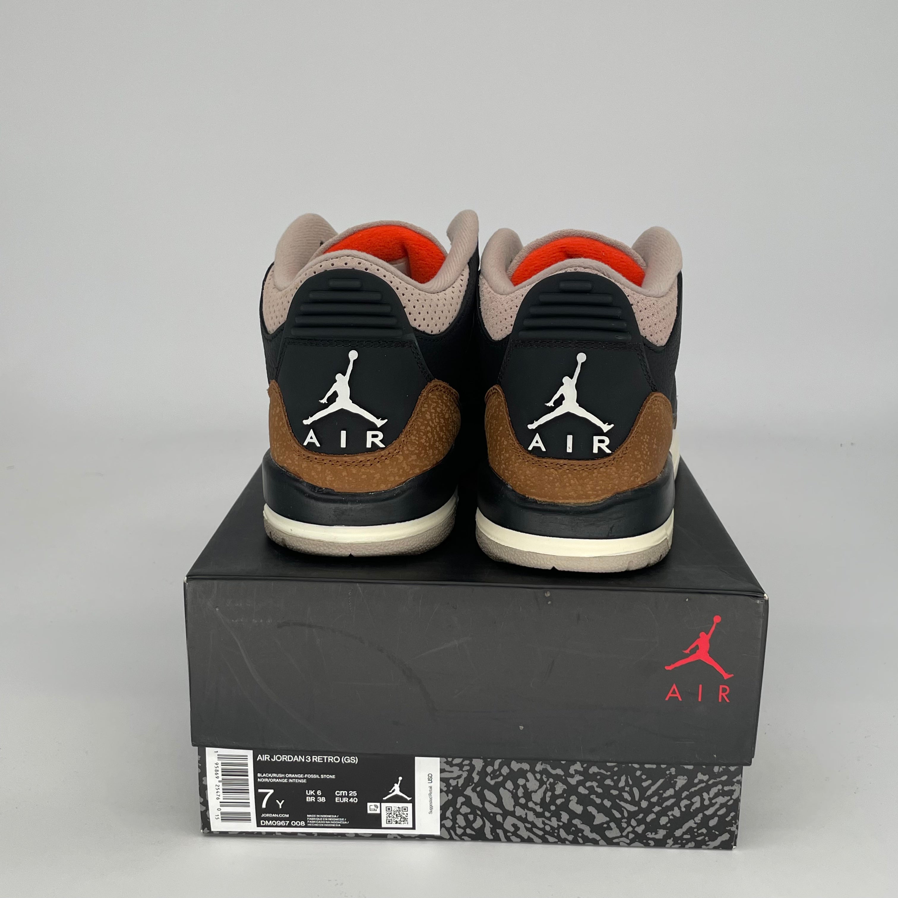 Original Air Jordan 3 Retro 'Desert Elephant' Men's/Women's Basketball Shoes Size 7/8.5W (DM0967-008) - Perfect for Streetwear & Sneaker Collectors