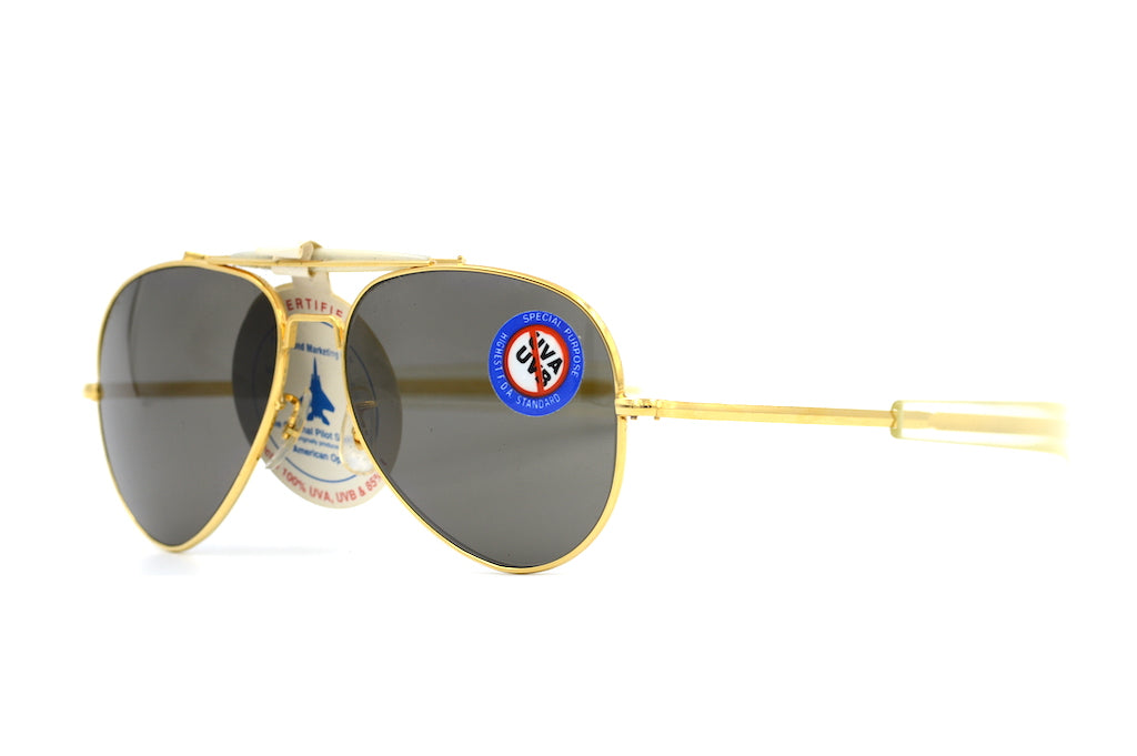 American Optical Command USA Aviator Sunglasses - Classic Pilot Style UV Protection - Perfect for Driving, Outdoor Adventures & Fashion Statements