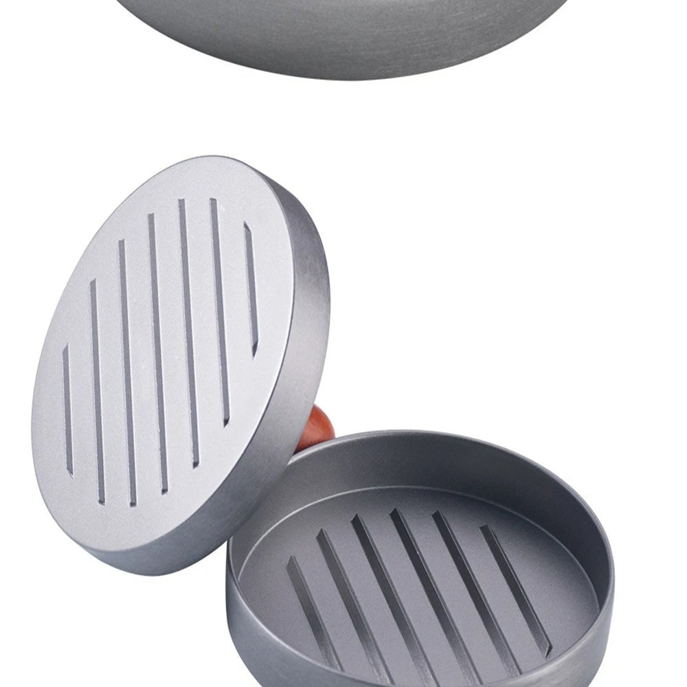 Premium Emilio Burger Press - Heavy Duty Stainless Steel Patty Maker for Juicy Homemade Burgers - Perfect for BBQ, Grilling, and Backyard Cookouts