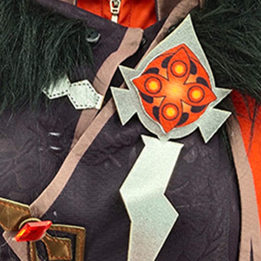Fatui Pyro Agent Cosplay Costume - Genshin Impact Game Character Outfit for Halloween Party, Anime Convention & Cosplay Events