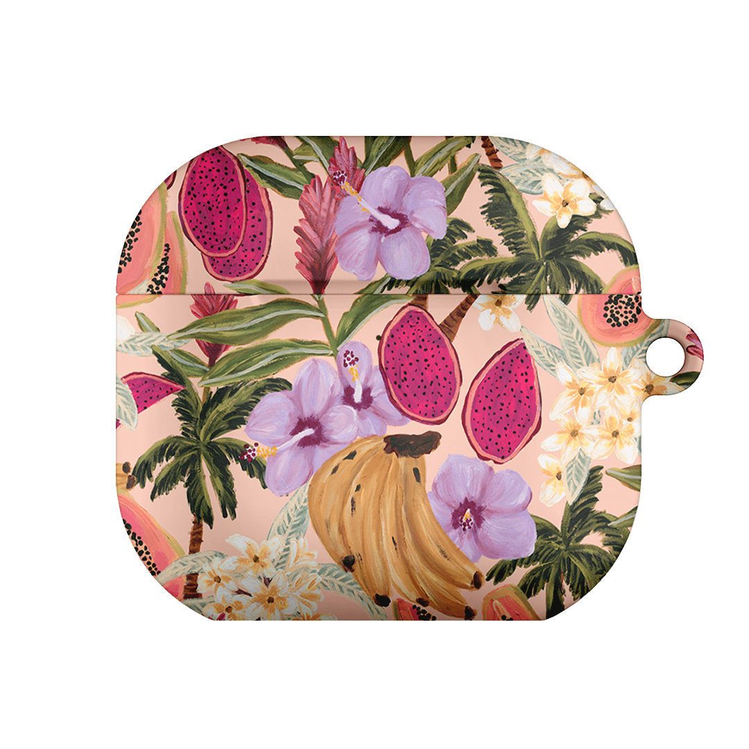 Island Holiday AirPods Case - Tropical Themed Protective Cover for Apple AirPods 1/2/3 & Pro - Perfect for Beach Vacation, Summer Travel & Outdoor Adventures