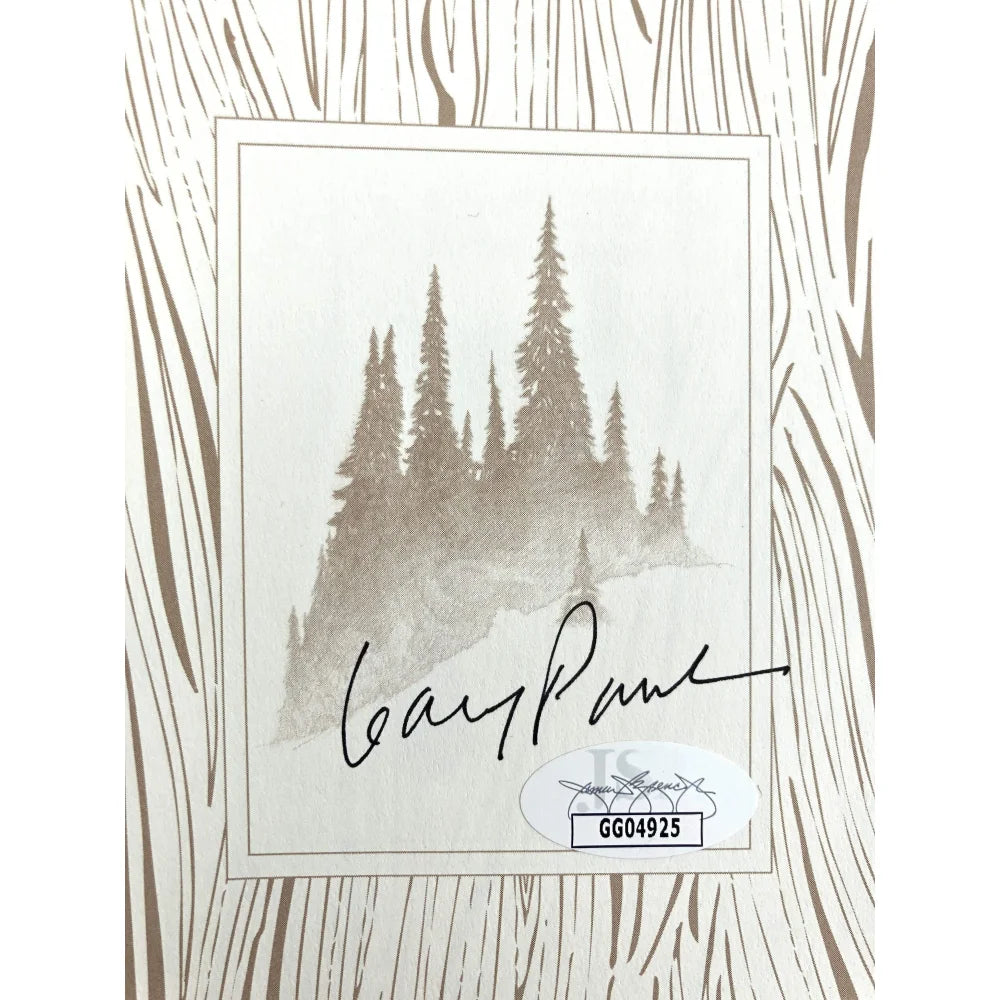 Gary Paulsen Hand Signed Hatchet Book Novel with COA & JSA - 30th Anniversary Edition 2017 Autographed Collectible - Perfect for Book Lovers, Literary Fans & Memorabilia Collectors