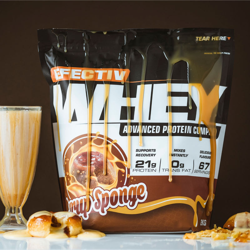 Efectiv Nutrition Whey Protein Powder 2kg (4.4 lbs) - Premium Muscle Recovery & Growth Supplement for Athletes & Fitness Enthusiasts | Post-Workout, Meal Replacement & Healthy Lifestyle Support