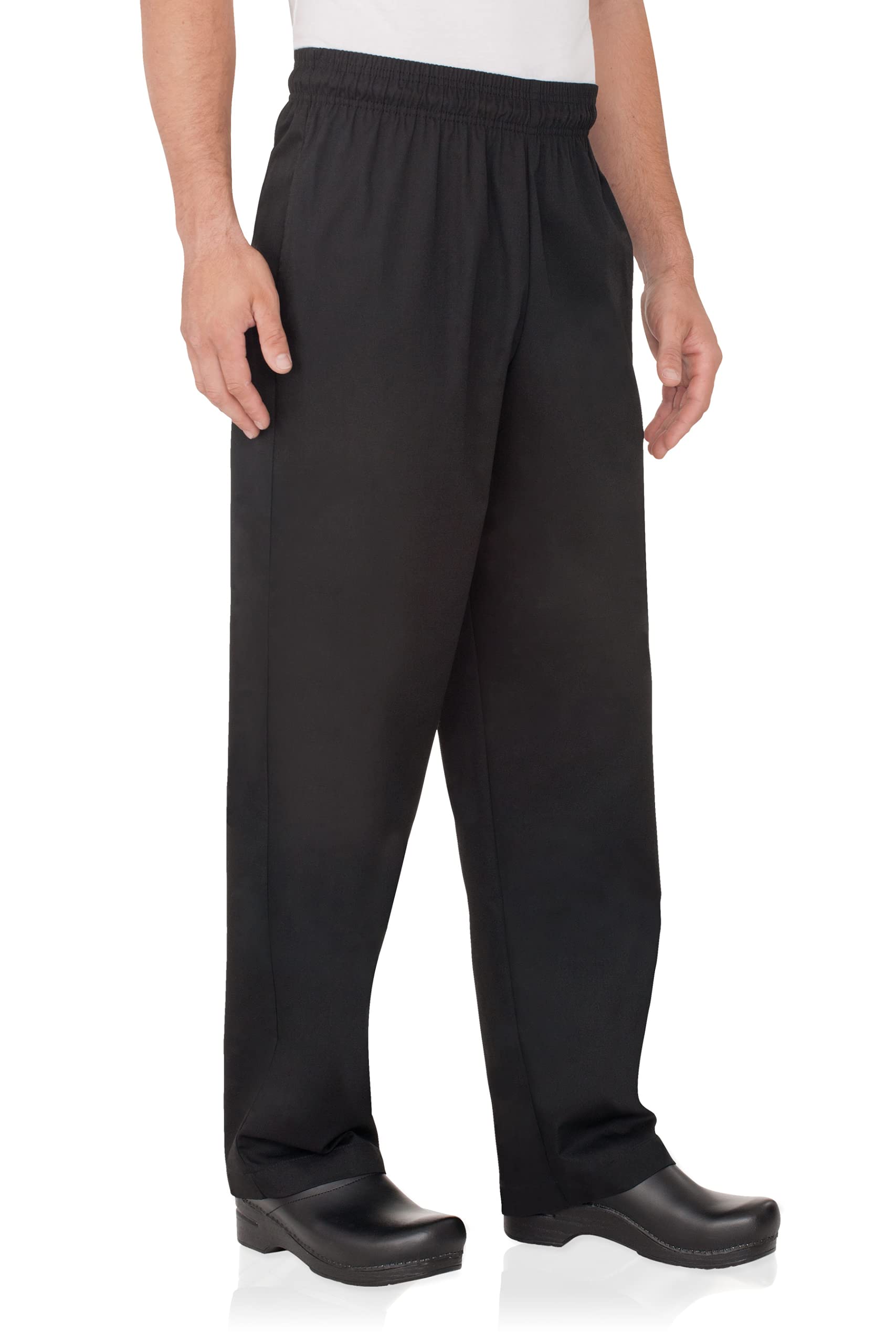 Chef Works Men's Essential Baggy Chef Pants - Professional Kitchen Work Pants for Cooking, Baking & Restaurant Staff - Comfortable & Durable Culinary Uniform