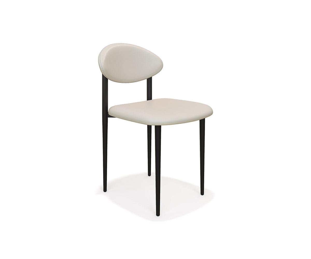 Modern Turi Dining Chair - Sturdy Wooden Kitchen Chair with Upholstered Seat - Perfect for Dining Room, Kitchen, and Breakfast Nook