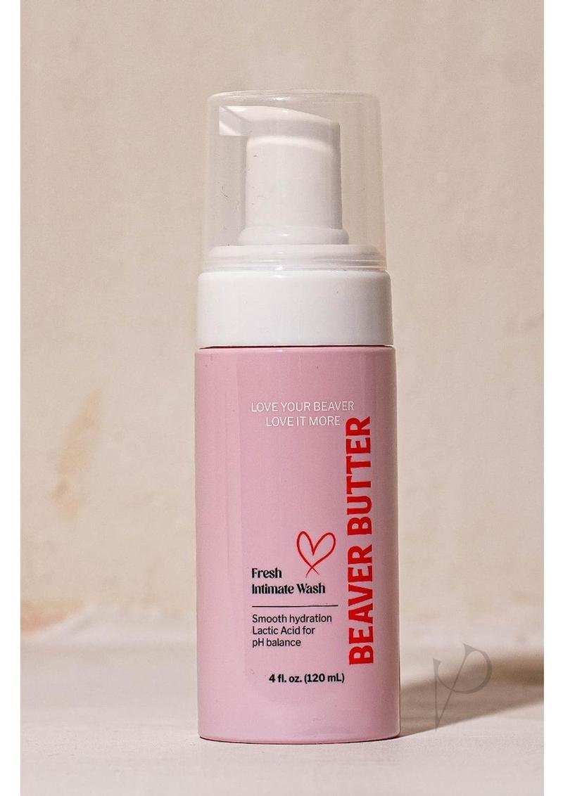Beaver Butter Vaginal Wash 4oz - pH Balanced Feminine Hygiene Cleanser for Women | Gentle Intimate Care for Daily Use & Post-Workout Freshness