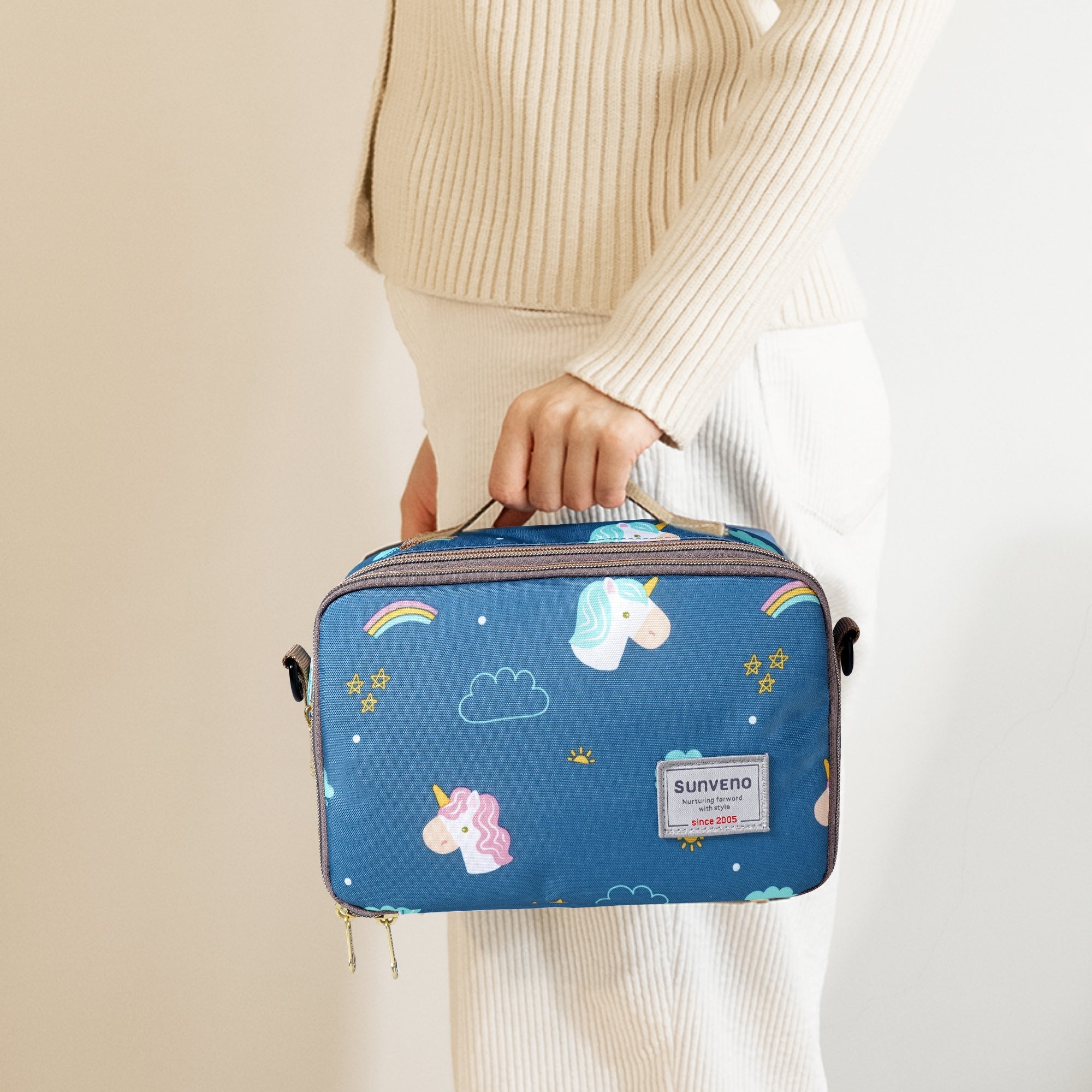 Portable Diaper Changing Bag - Waterproof Travel Baby Changing Station with Insulated Pocket & Wipes Case - Perfect for On-the-Go Parents, Air Travel, and Outdoor Adventures
