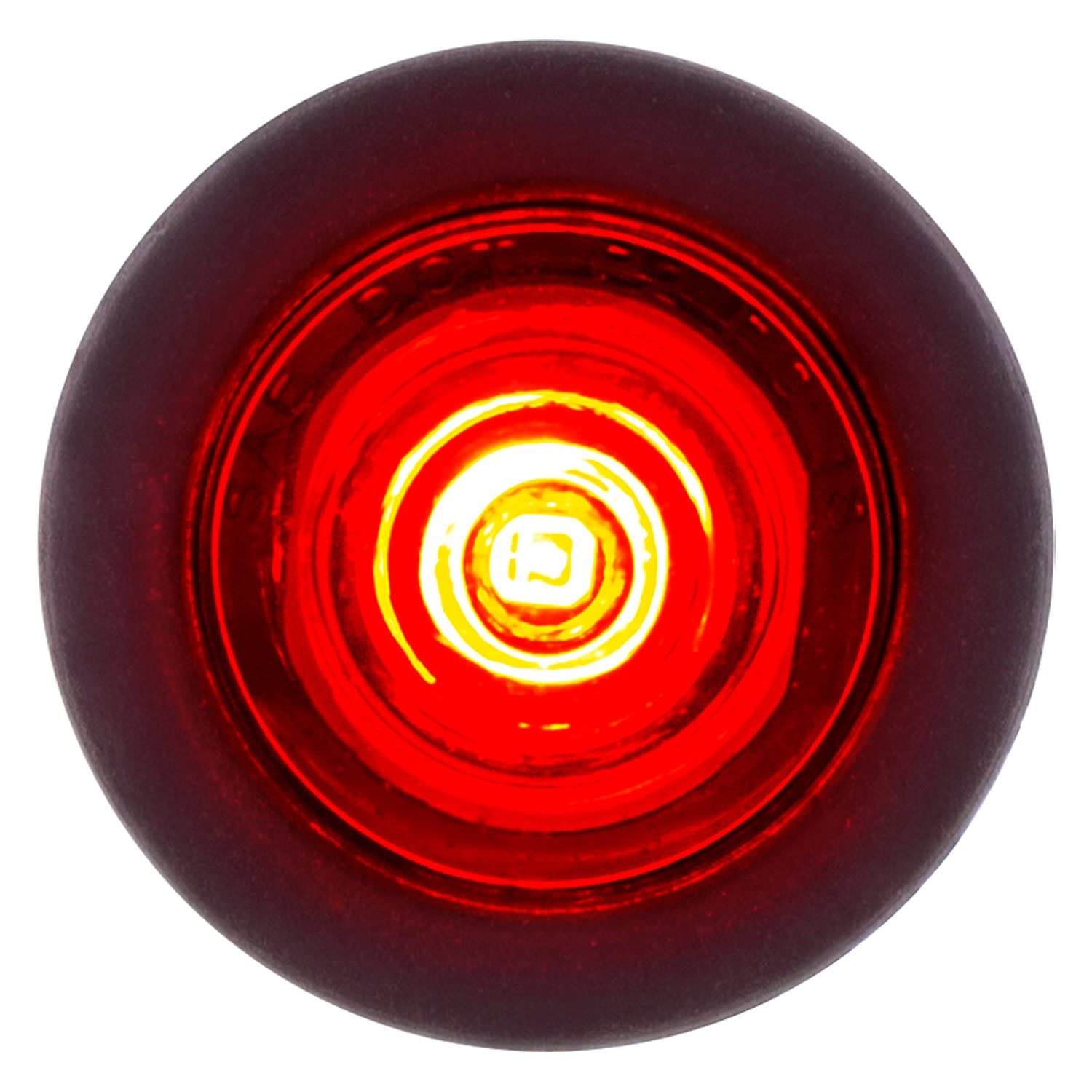 United Pacific 36744B 1 LED Mini Clearance Light - Red LED with Red Lens & Rubber Grommet - Perfect for Trucks, Trailers, and Off-Road Vehicles