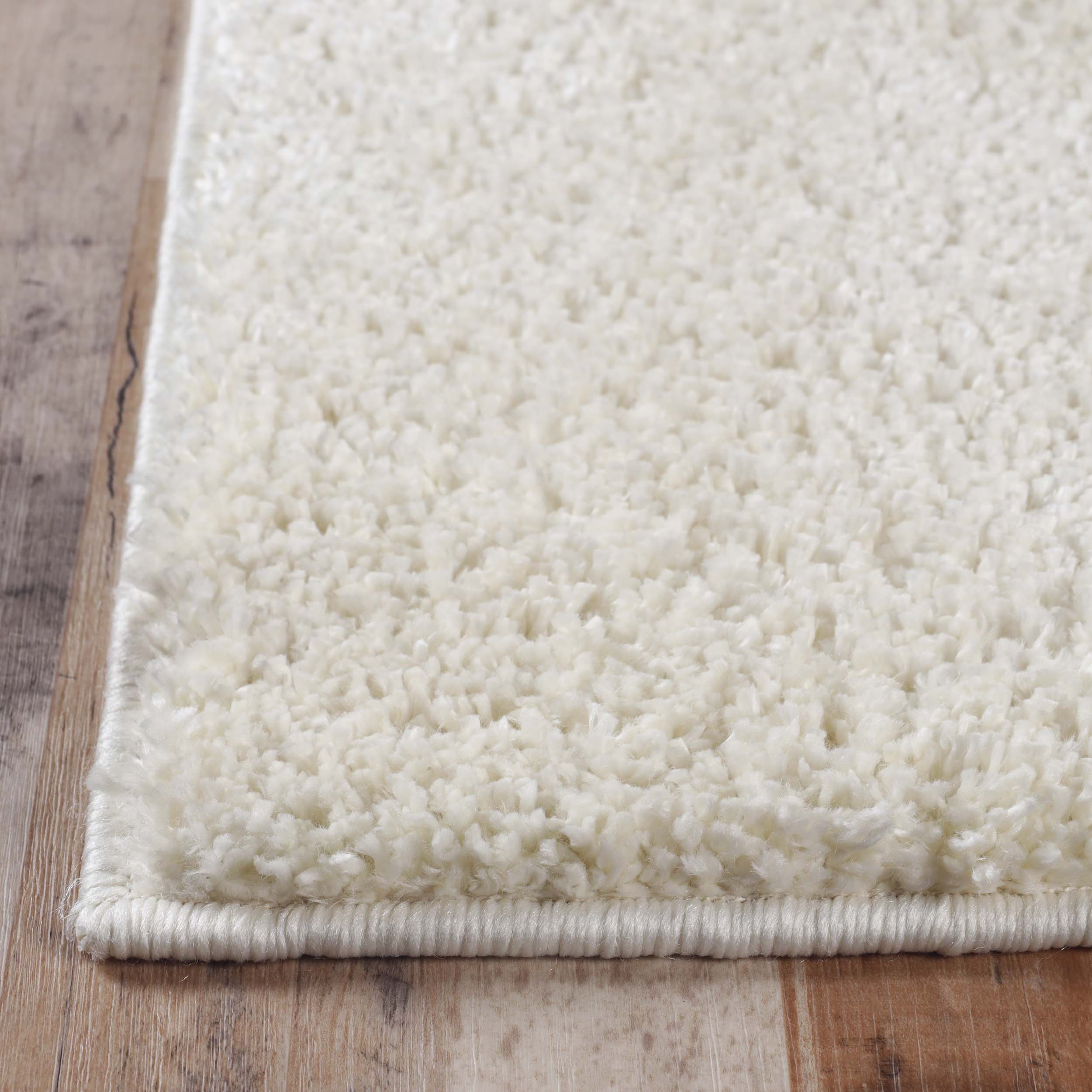 Berlin Solid Indoor Plush Shag Runner Rug - Soft Area Rug for Living Room, Bedroom, Nursery - Non-Slip Comfortable Floor Mat for Home Decor