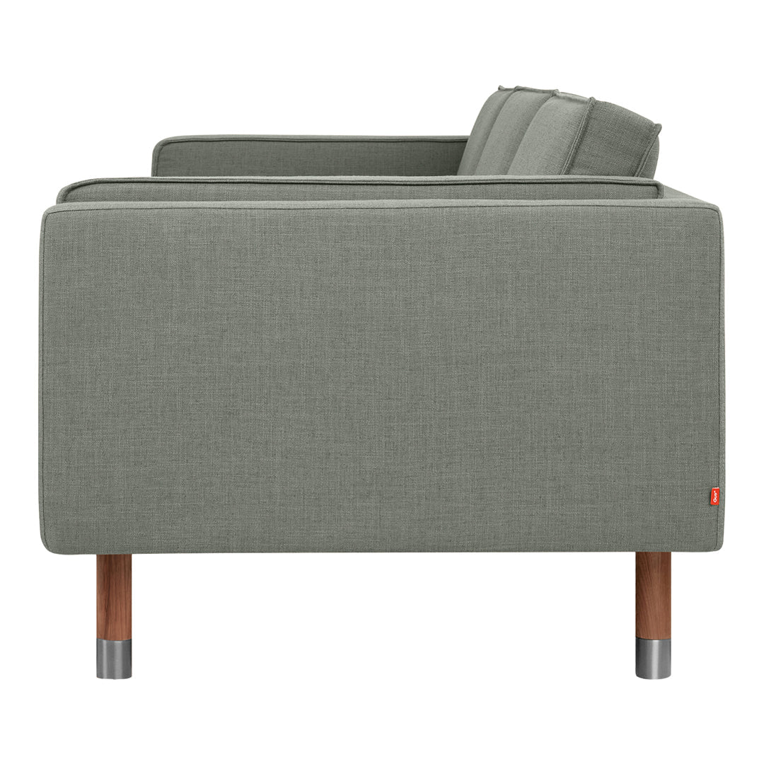 Gus Modern Augusta Sofa - Mid-Century Modern Fabric Sofa for Living Room, Lounge & Office - Comfortable 3-Seater Couch with Sturdy Wooden Legs