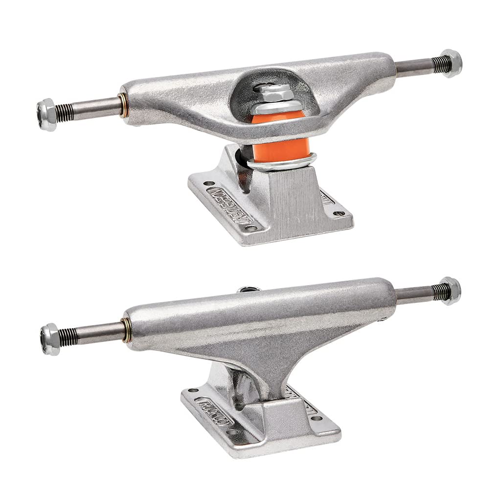 Premium Independent Skateboard Trucks Kit with Bigfoot 55mm Soft 83A Wheels, Bones Reds Bearings & 1