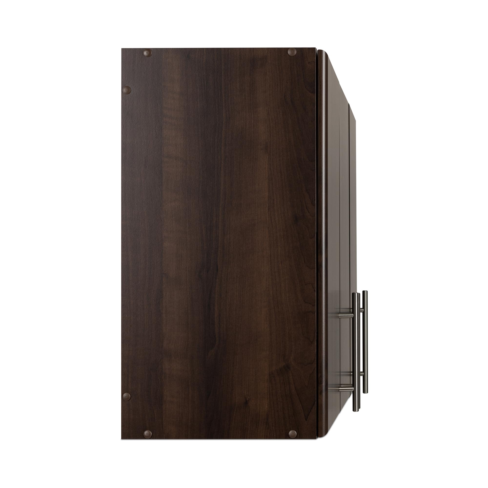 Prepac Elite 54-Inch Wall Mounted Storage Cabinet with 2 Adjustable Shelves - Brown Bathroom & Pantry Organizer (12