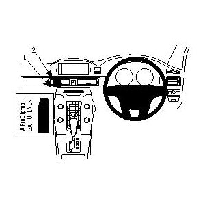 ClicOn No Holes Angled Dash Mount for Volvo S80 (2012-2016) & Volvo XC70 (2012-2016) - Secure Phone Holder for Hands-Free Driving & GPS Navigation